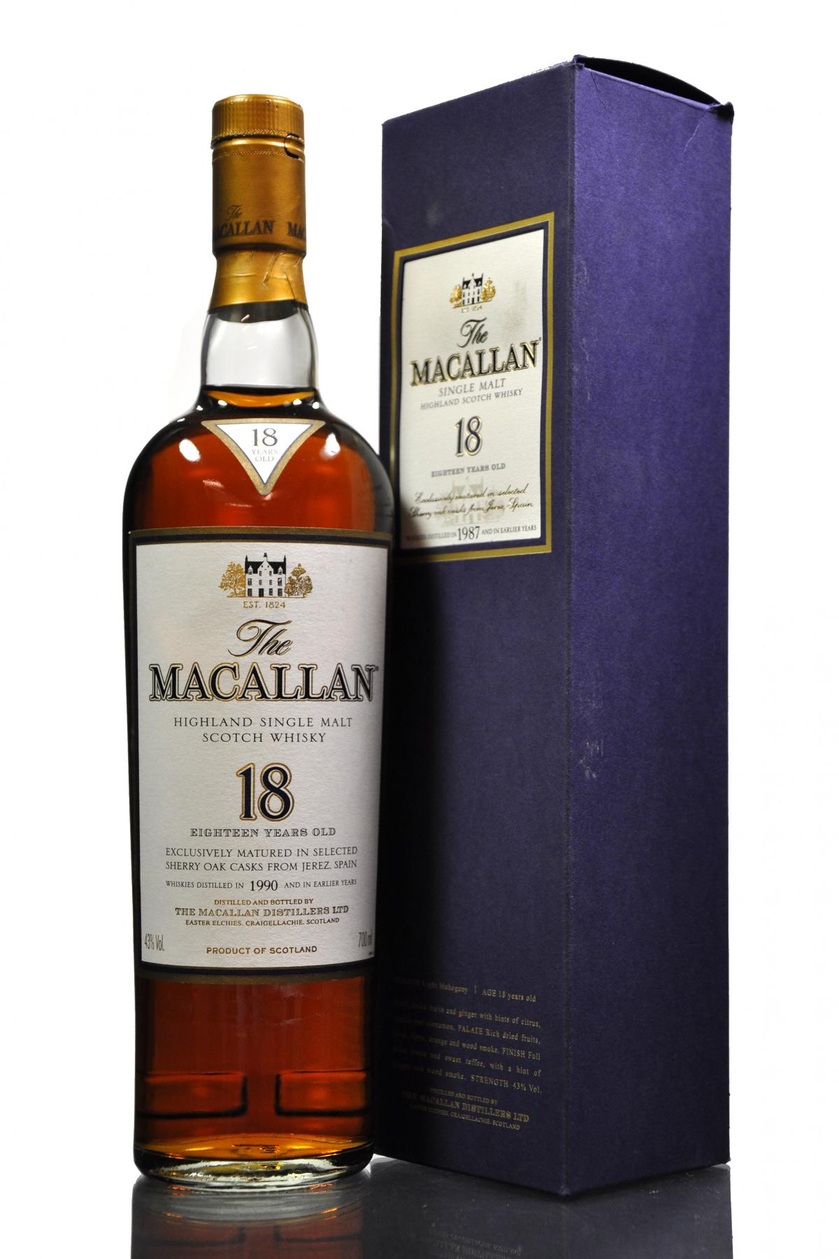 Macallan 1990 - 18 Year Old