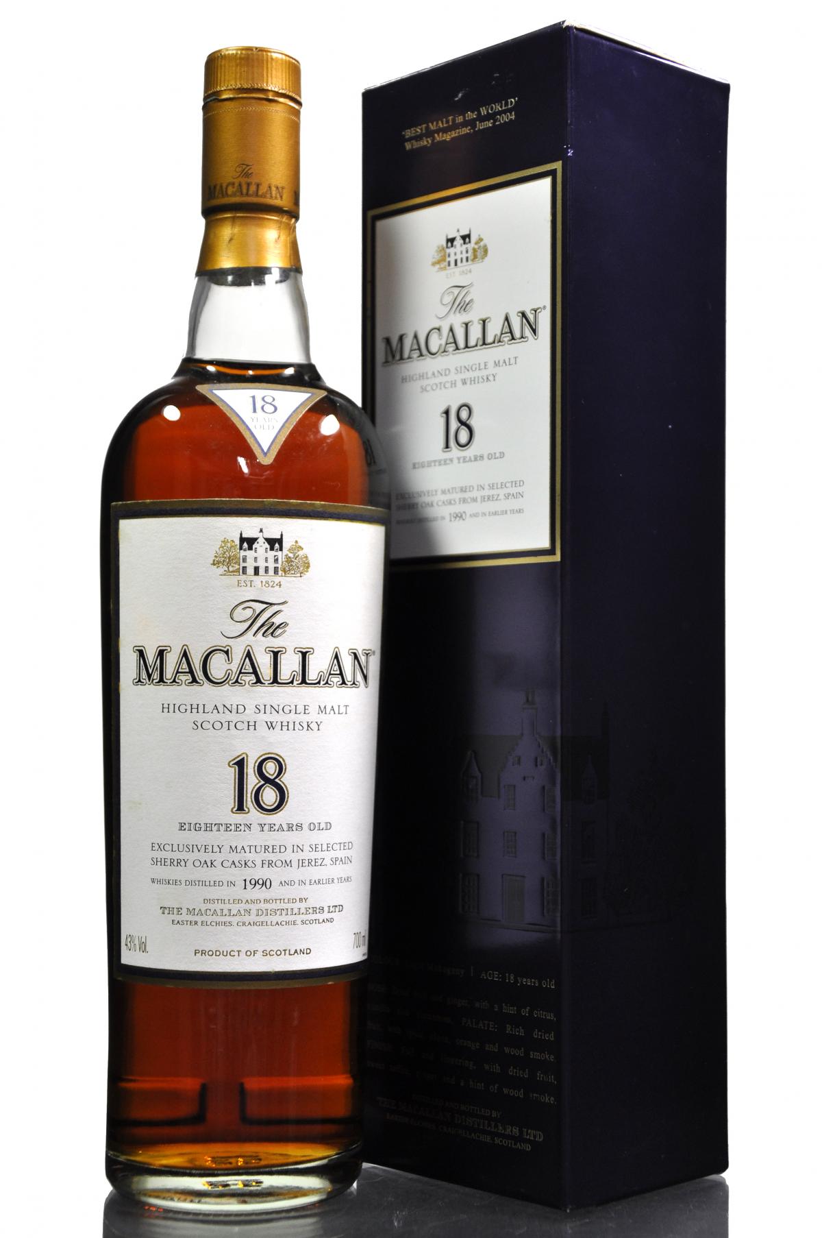 Macallan 1990 - 18 Year Old