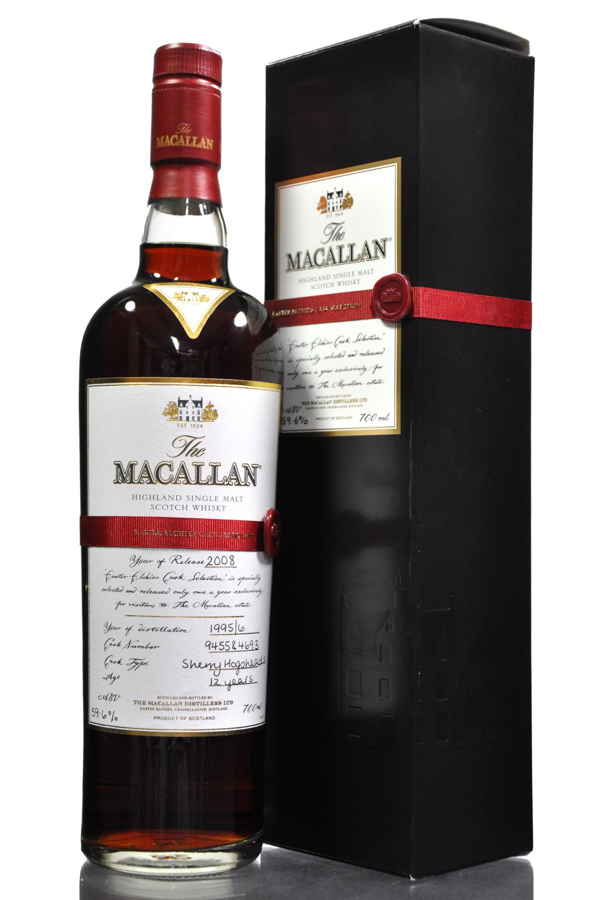 Macallan Easter Elchies - 2008 Release