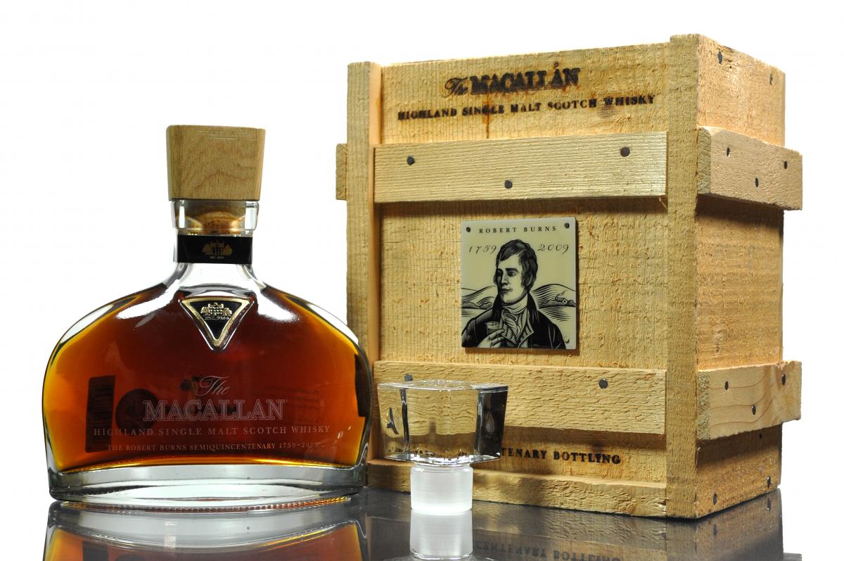 Macallan Robert Burns Decanter