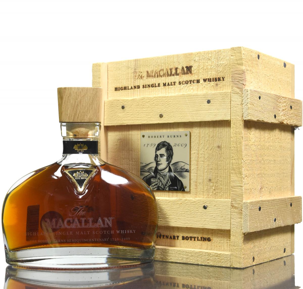 Macallan Robert Burns Decanter