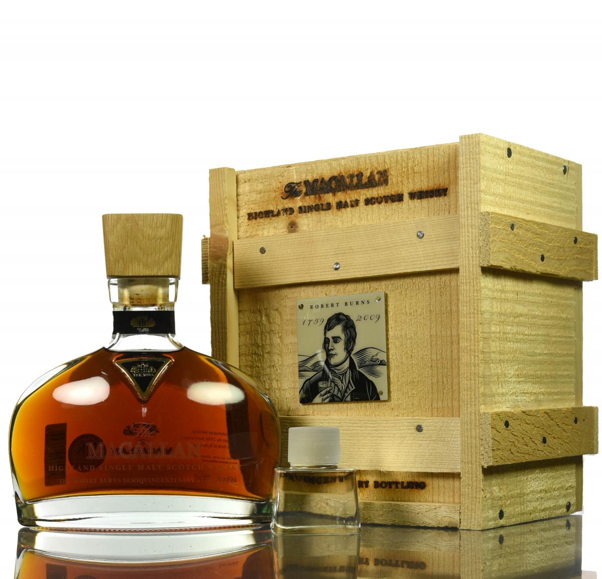 Macallan Robert Burns Decanter