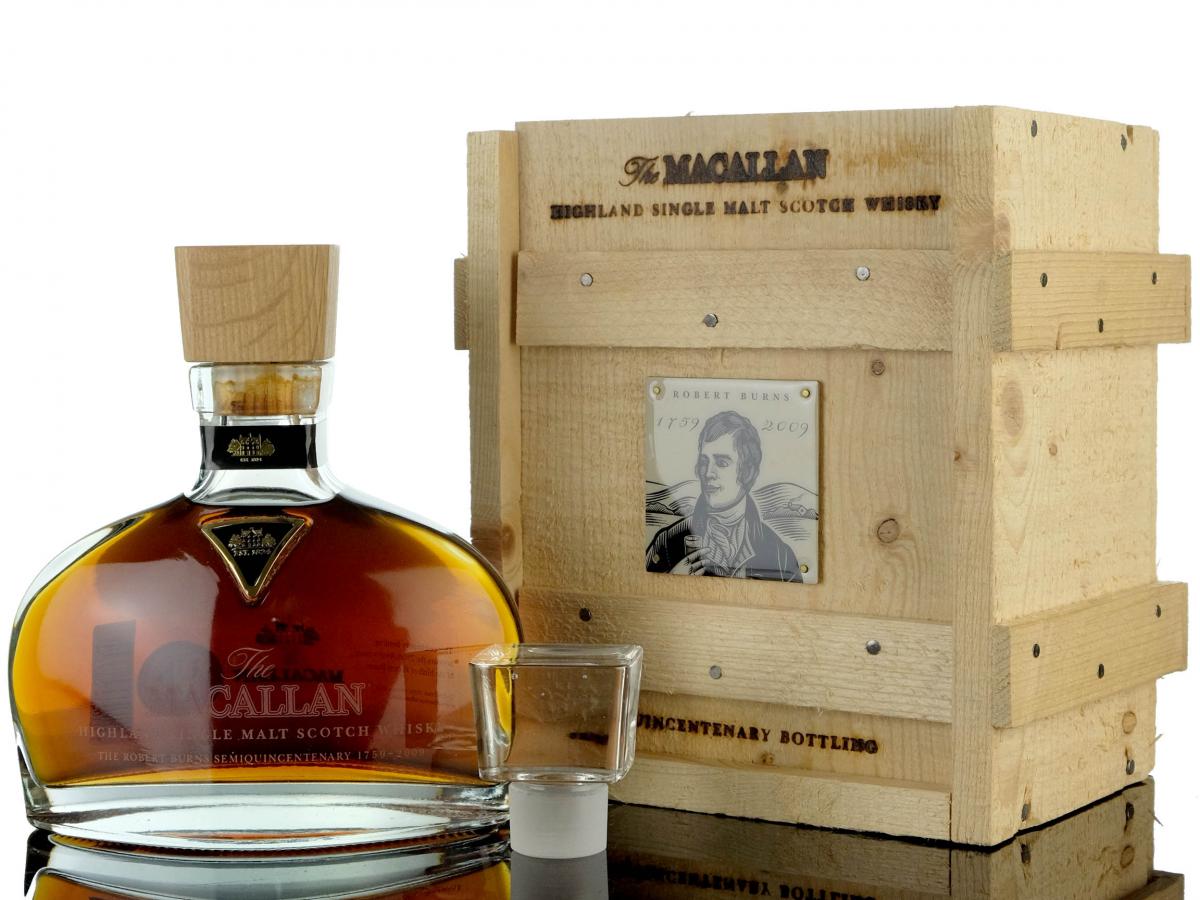 Macallan Robert Burns Decanter