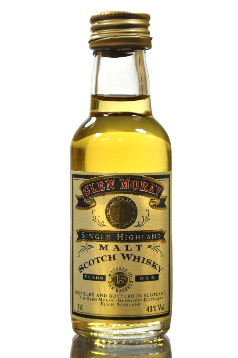 Glen Moray 15 Year Old Miniature
