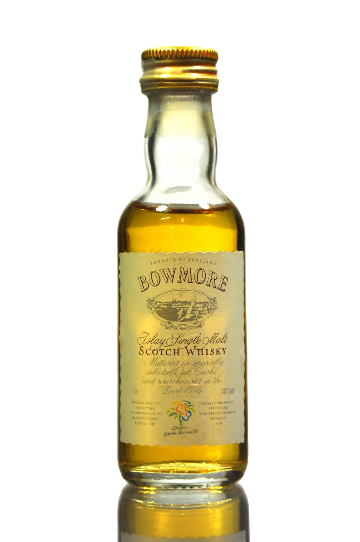 Bowmore 10 Year Old - Garden Festival 1988 Miniature