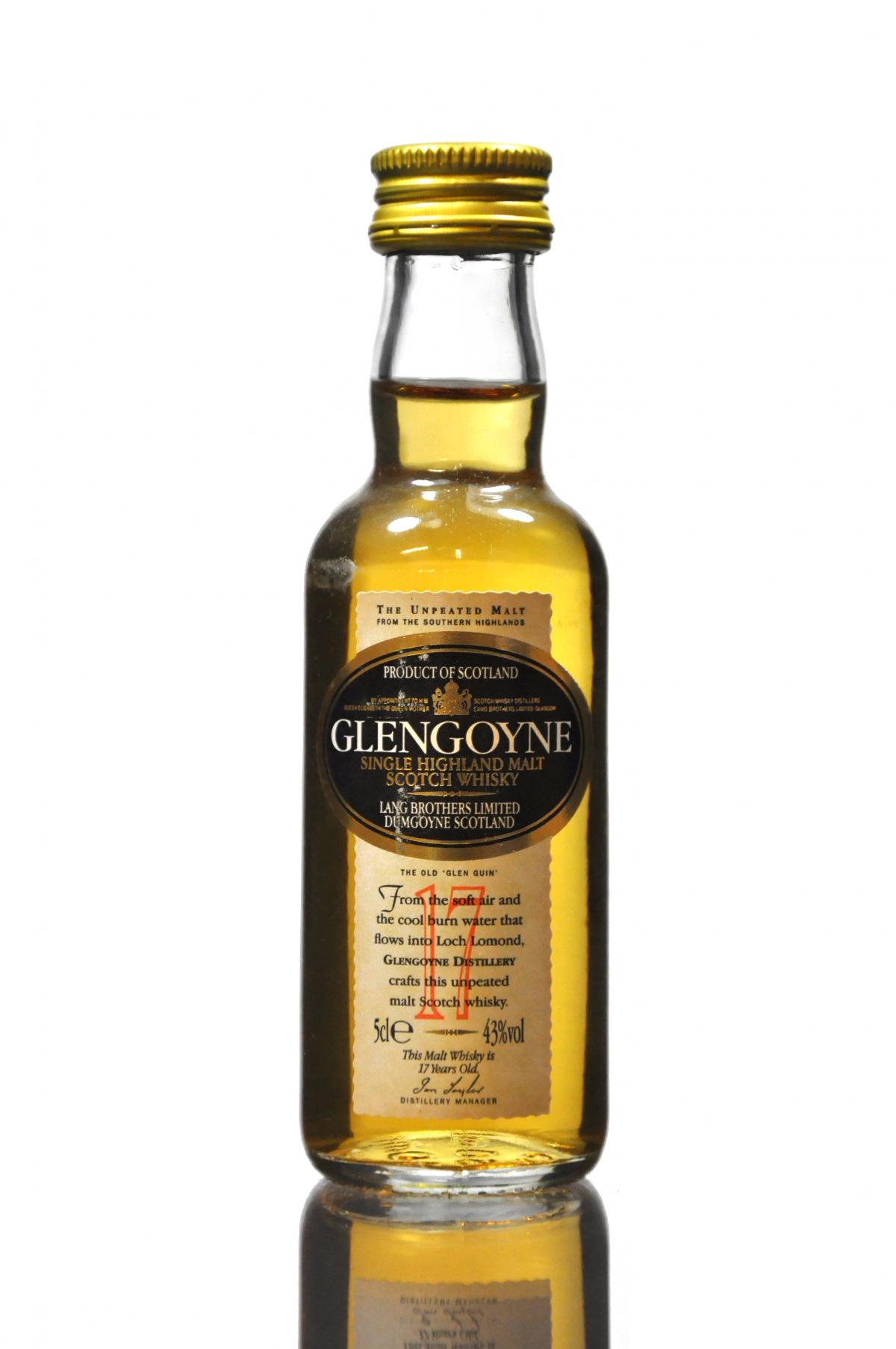 Glengoyne 17 Year Old Miniature