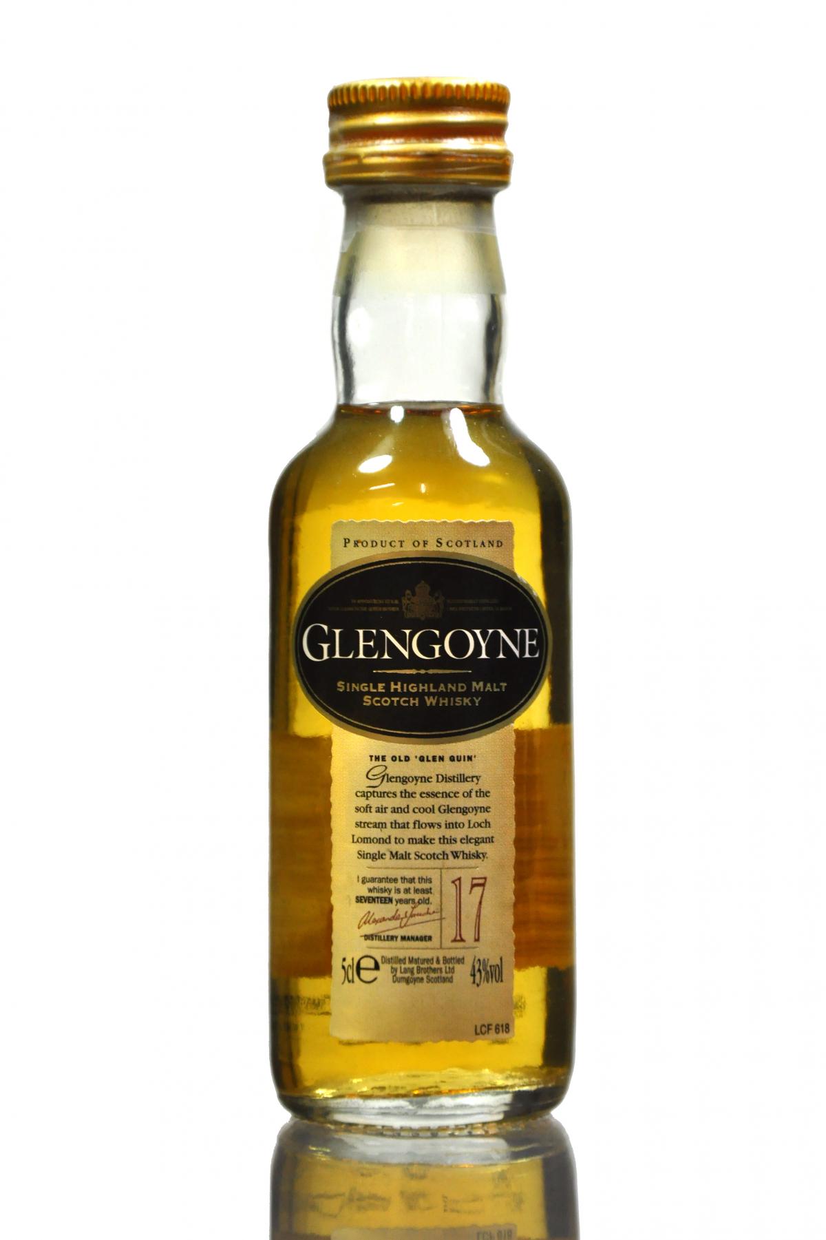 Glengoyne 17 Year Old Miniature