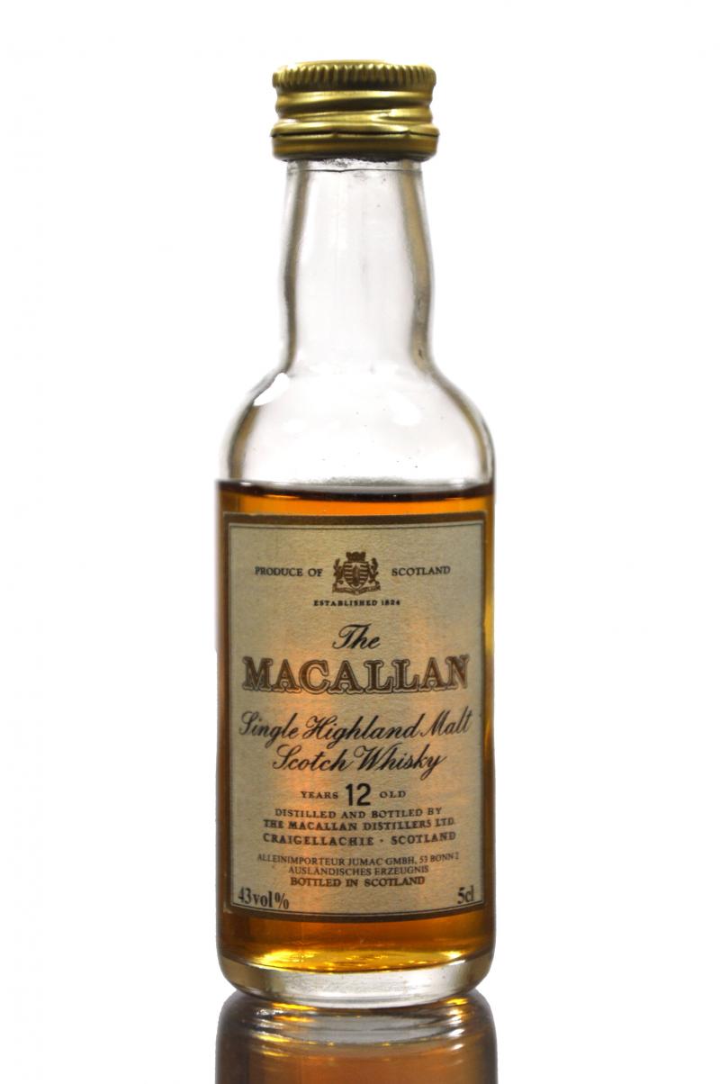 Macallan 12 Year Old Miniature