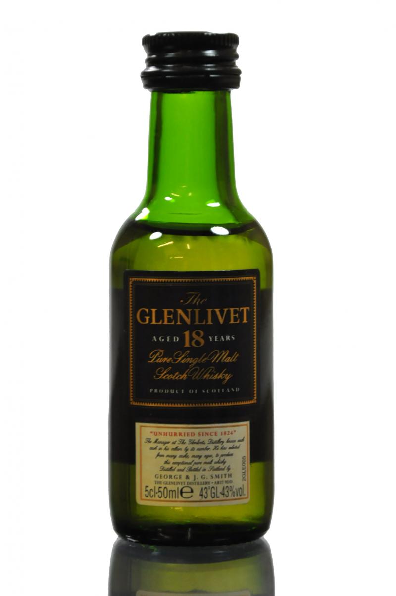 Glenlivet 18 Year Old Miniature