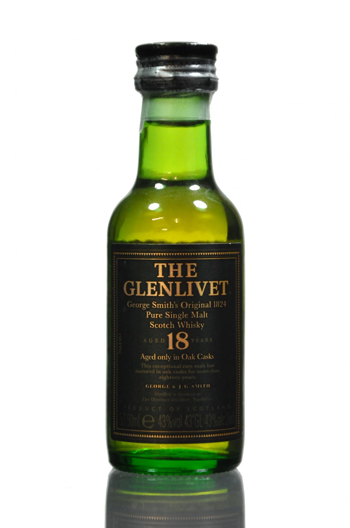 Glenlivet 18 Year Old Miniature