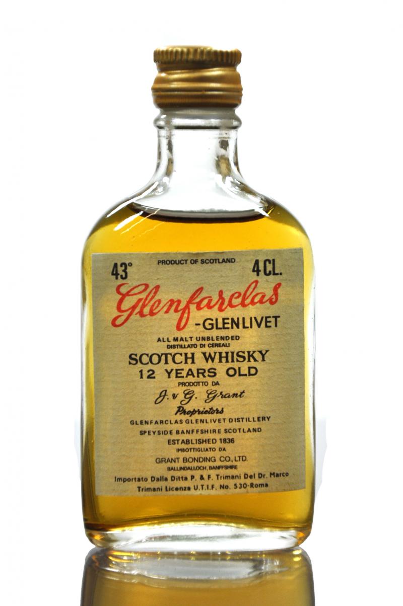 Glenfarclas-Glenlivet 12 Year Old Miniature