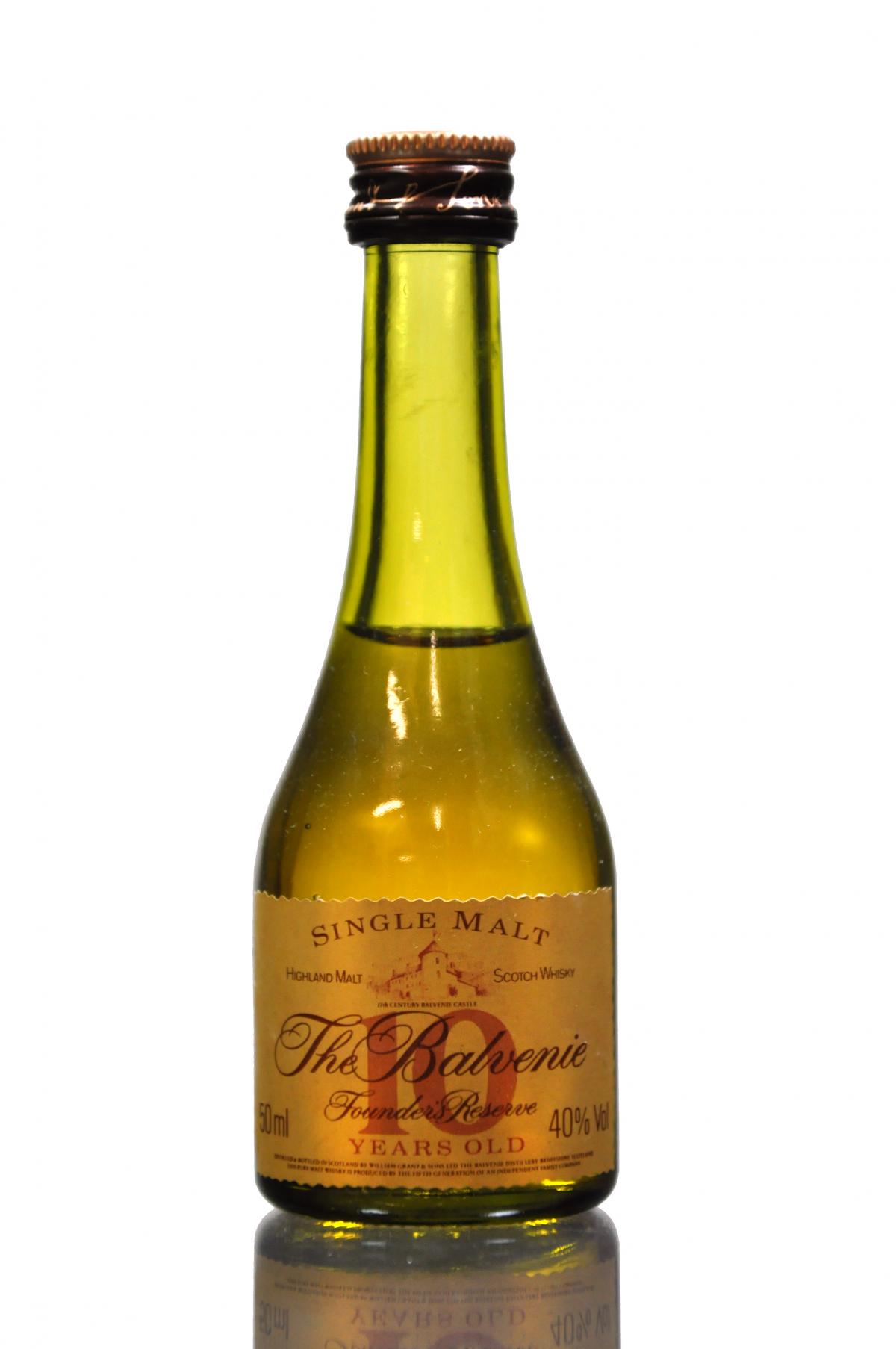 Balvenie 10 Year Old - Founders Reserve Miniature