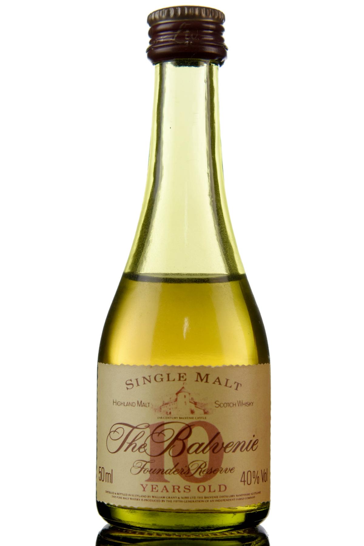 Balvenie 10 Year Old - Founders Reserve Miniature