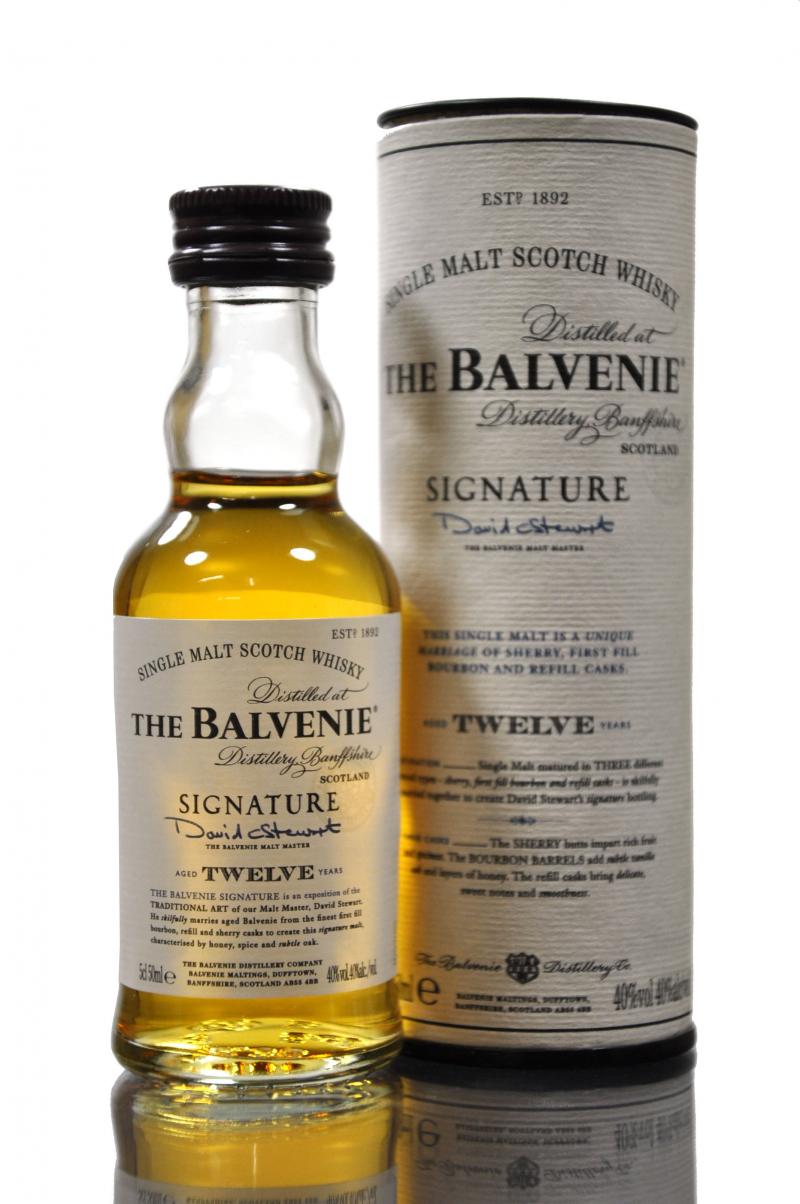 Balvenie 12 Year Old - Signature Miniature