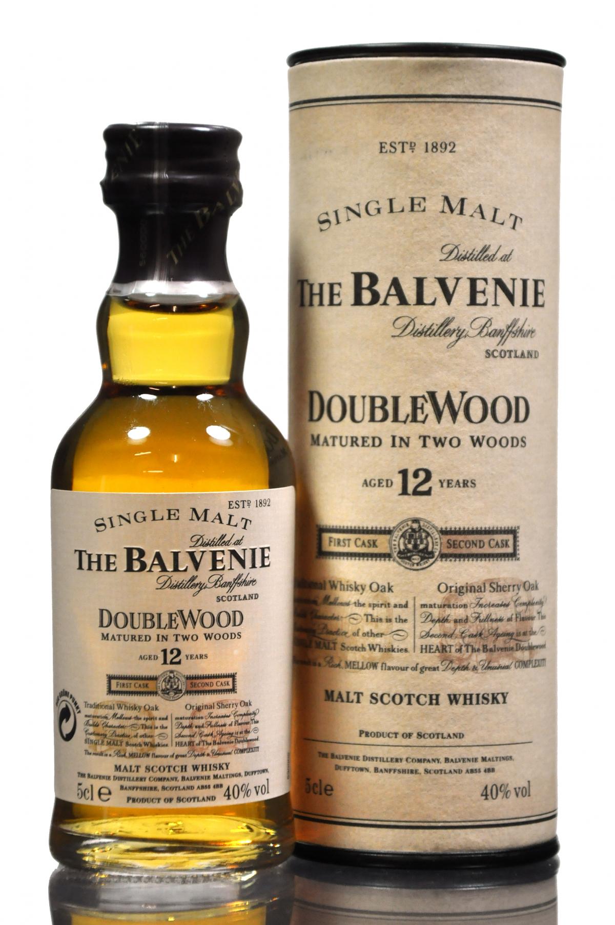 Balvenie 12 Year Old - Doublewood Miniature