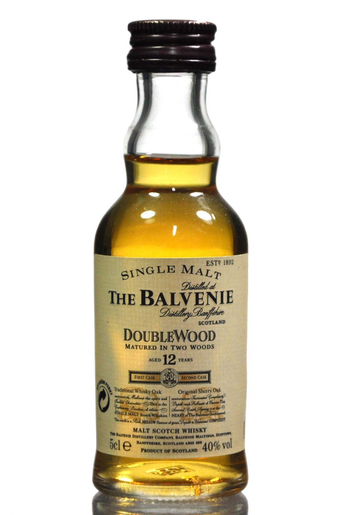Balvenie 12 Year Old - Doublewood Miniature