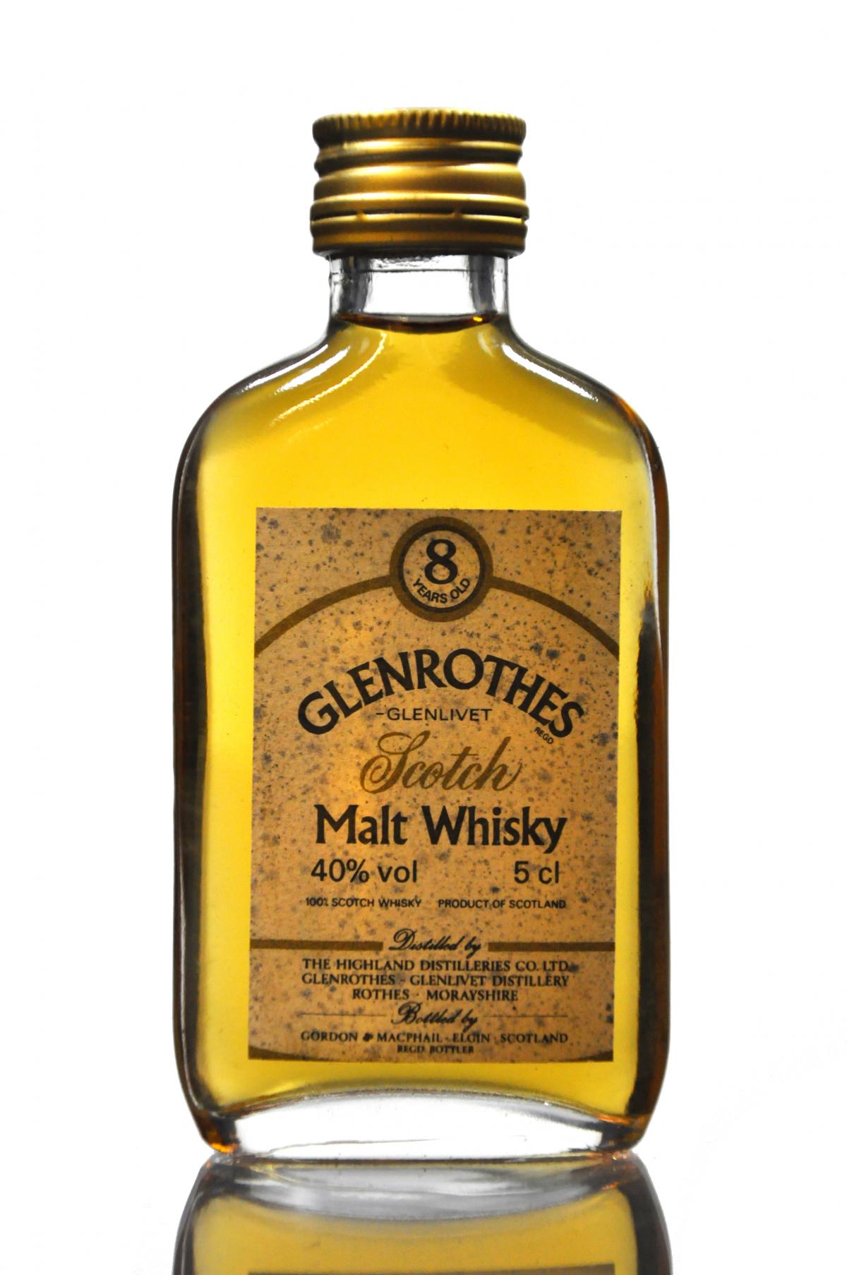 Glenrothes 8 Year Old - Gordon & MacPhail Miniature