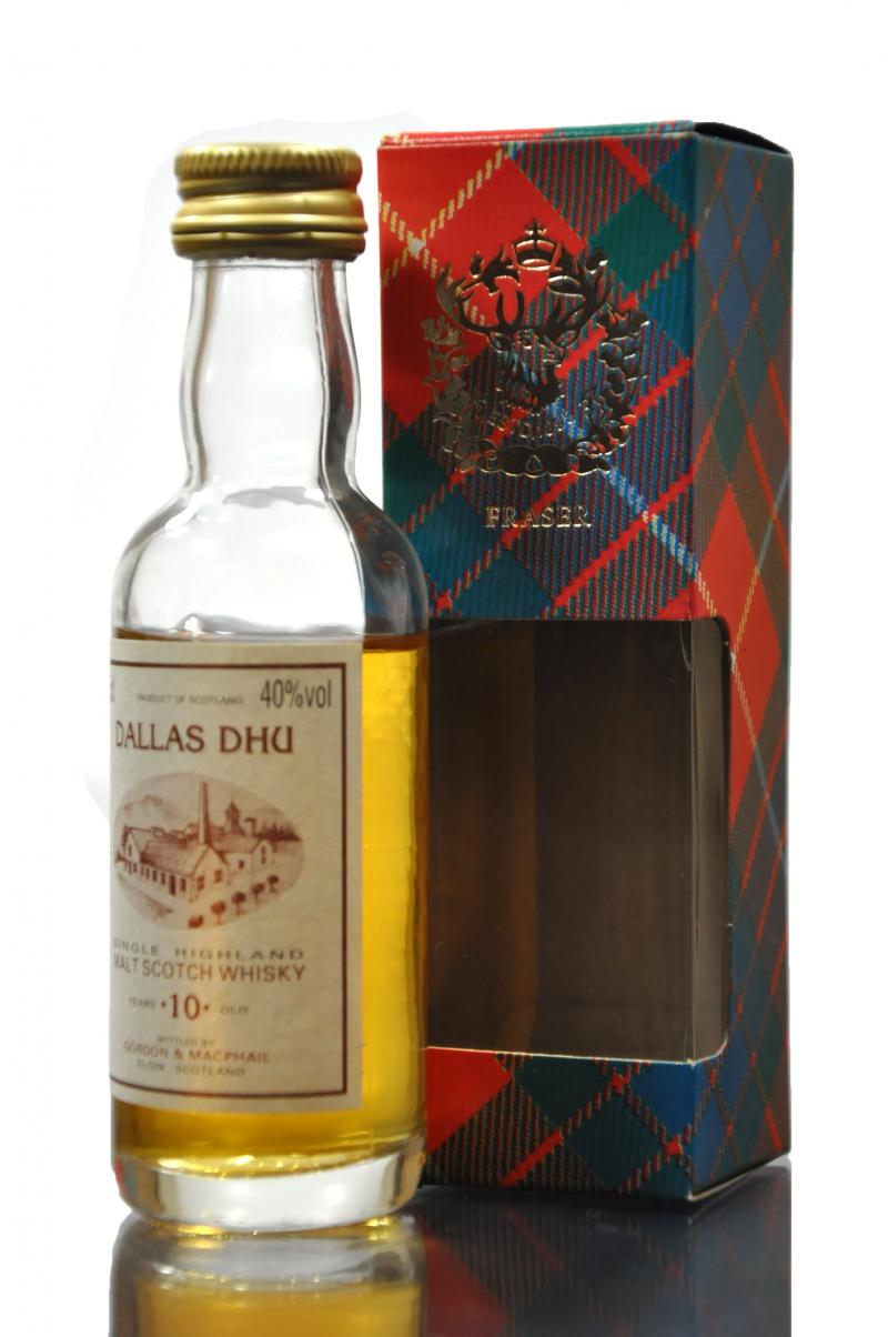 Dallas Dhu 10 Year Old - Gordon & MacPhail Miniature