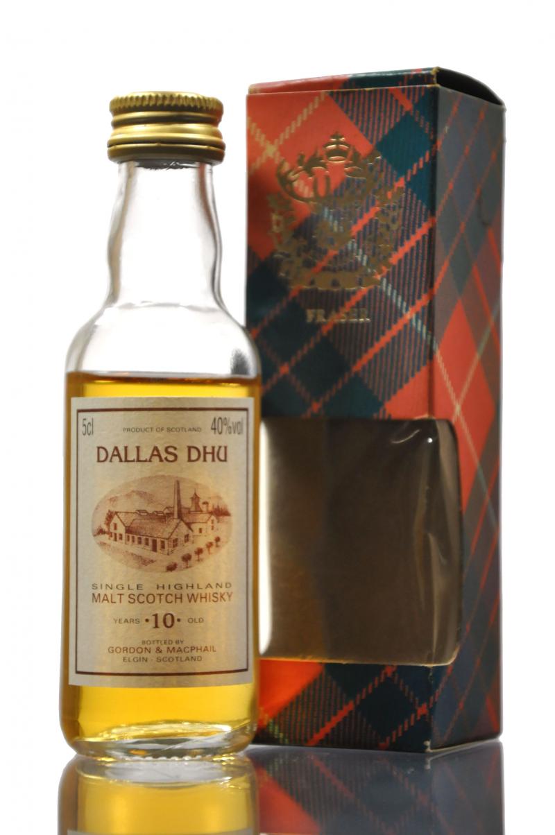 Dallas Dhu 10 Year Old - Gordon & MacPhail Miniature