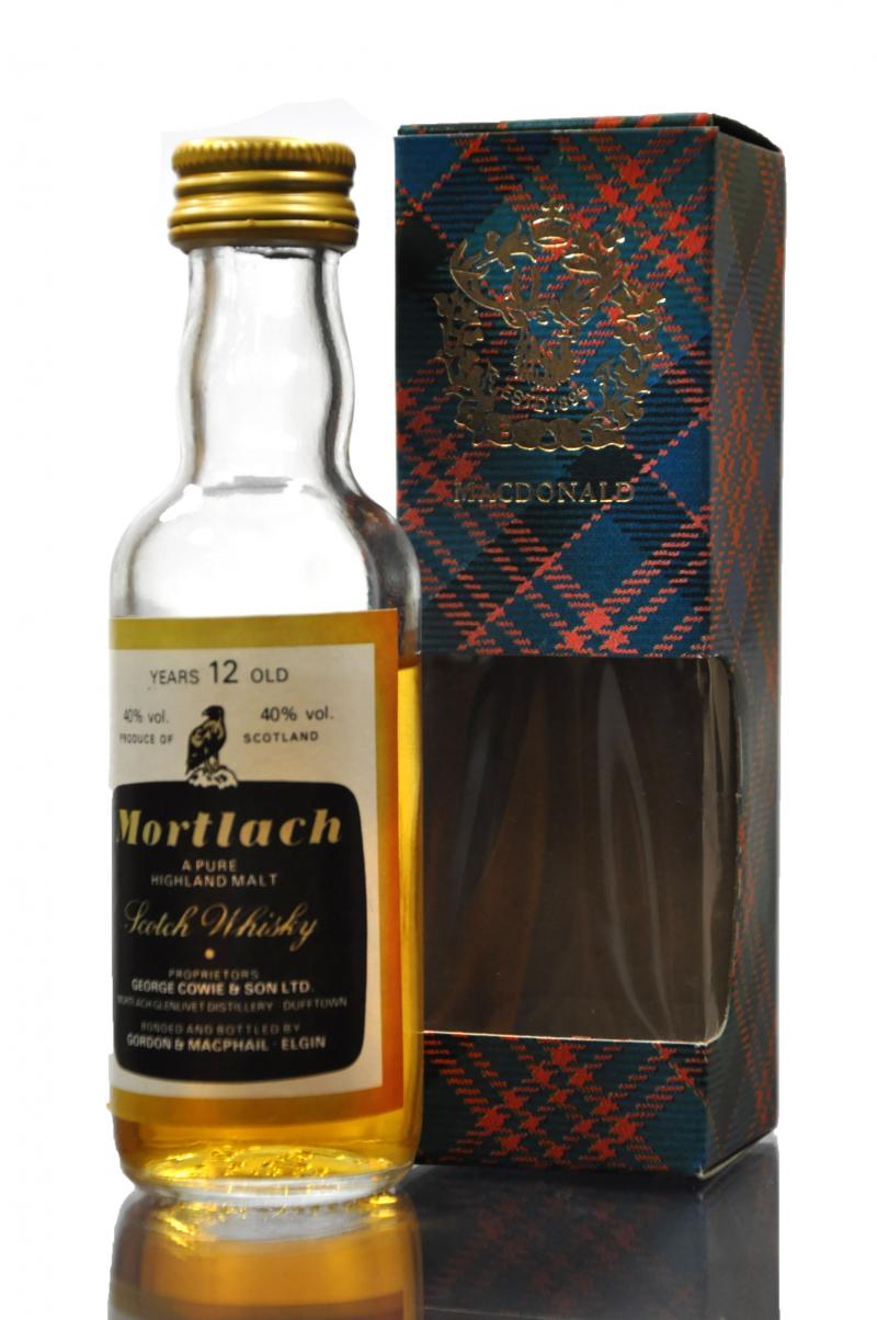 Mortlach 12 Year Old - Gordon & MacPhail Miniature