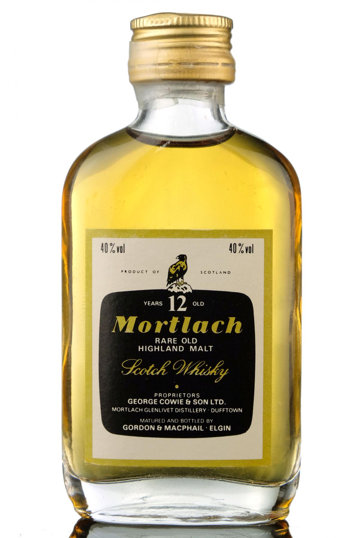 Mortlach 12 Year Old - Gordon & MacPhail Miniature