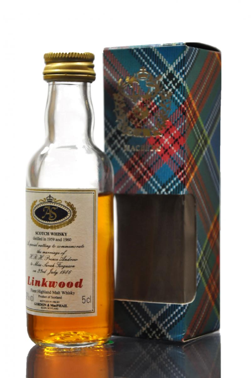 Linkwood Royal Marriage 1959 & 1960 - Gordon & MacPhail Miniature