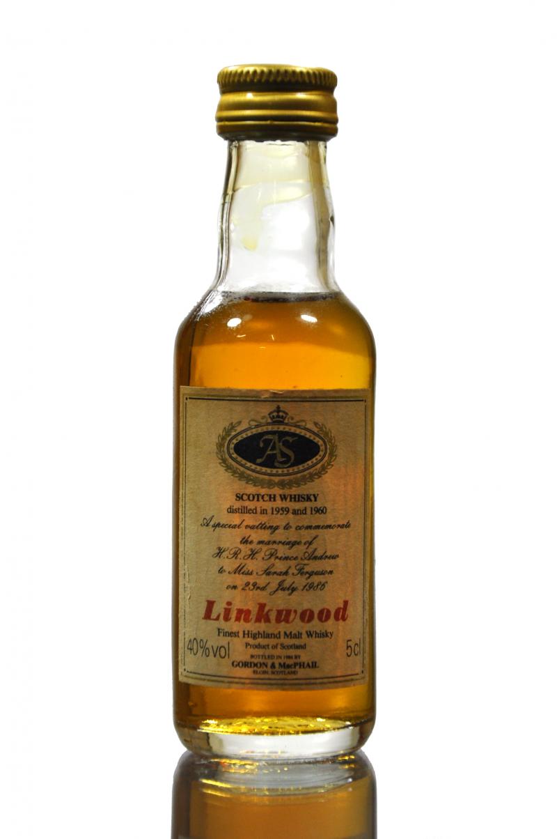 Linkwood Royal Marriage 1959 & 1960 - Gordon & MacPhail Miniature