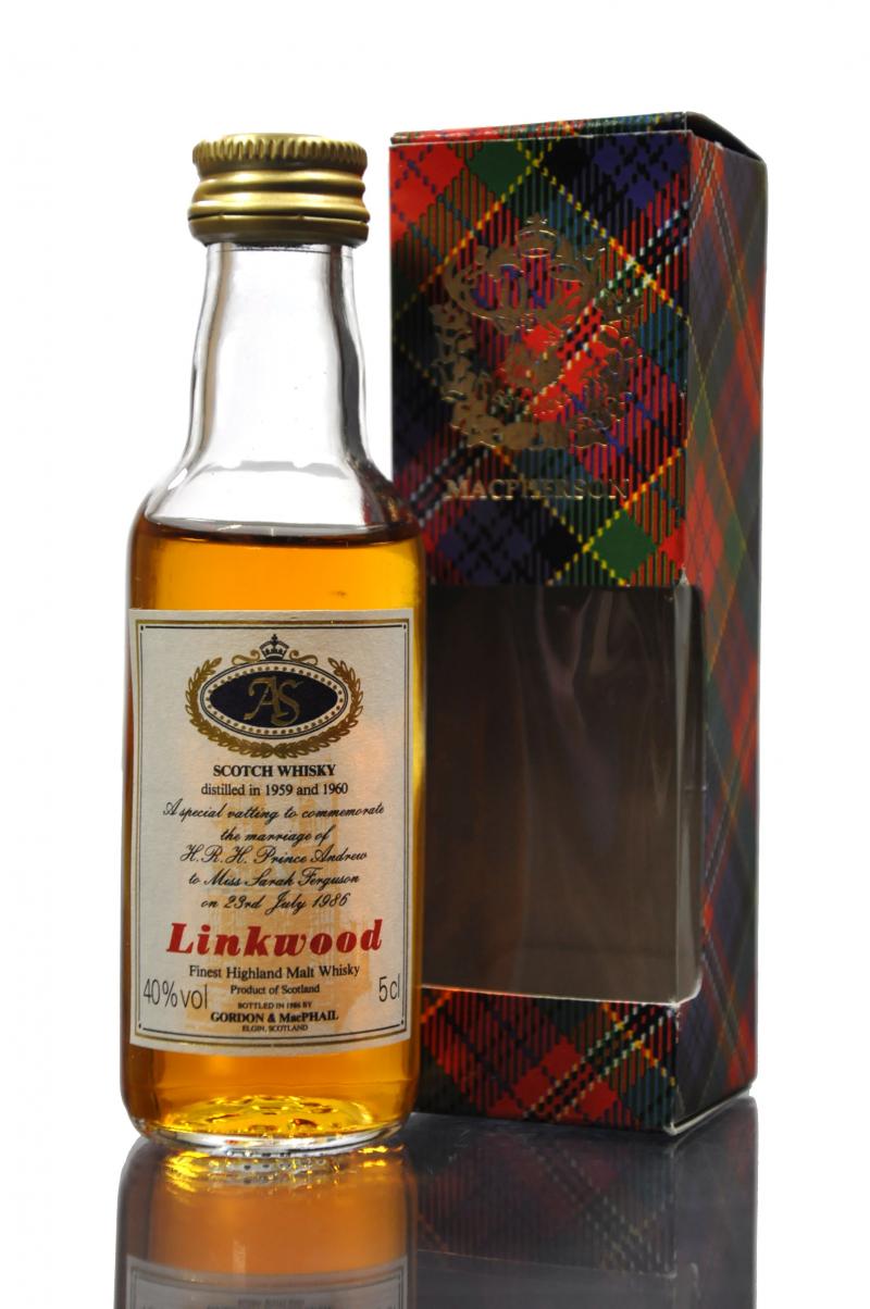 Linkwood Royal Marriage 1959 & 1960 - Gordon & MacPhail Miniature