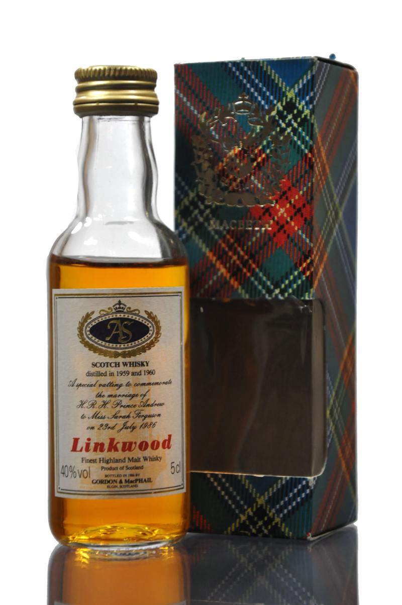 Linkwood Royal Marriage 1959 & 1960 - Gordon & MacPhail Miniature