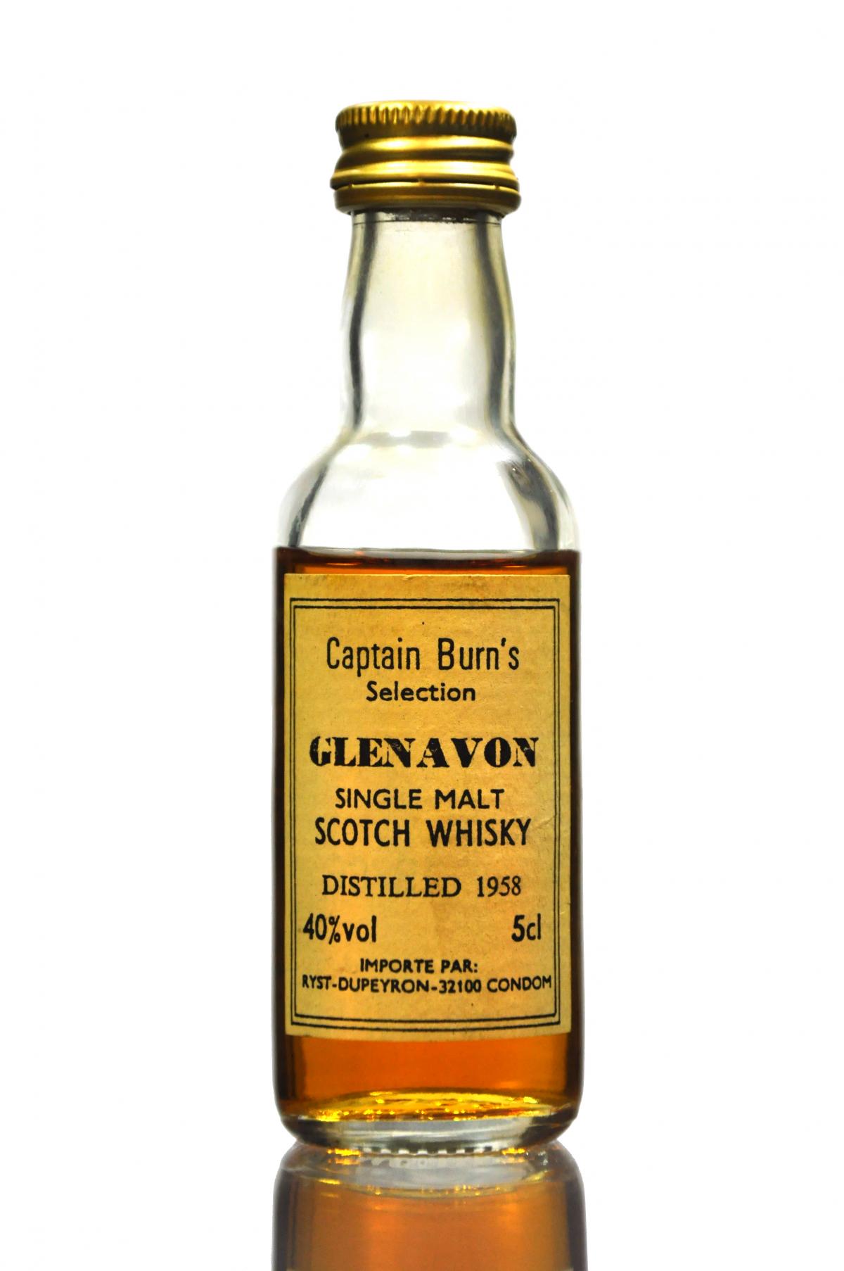 Glenavon 1958 Captain Burns Selection Miniature