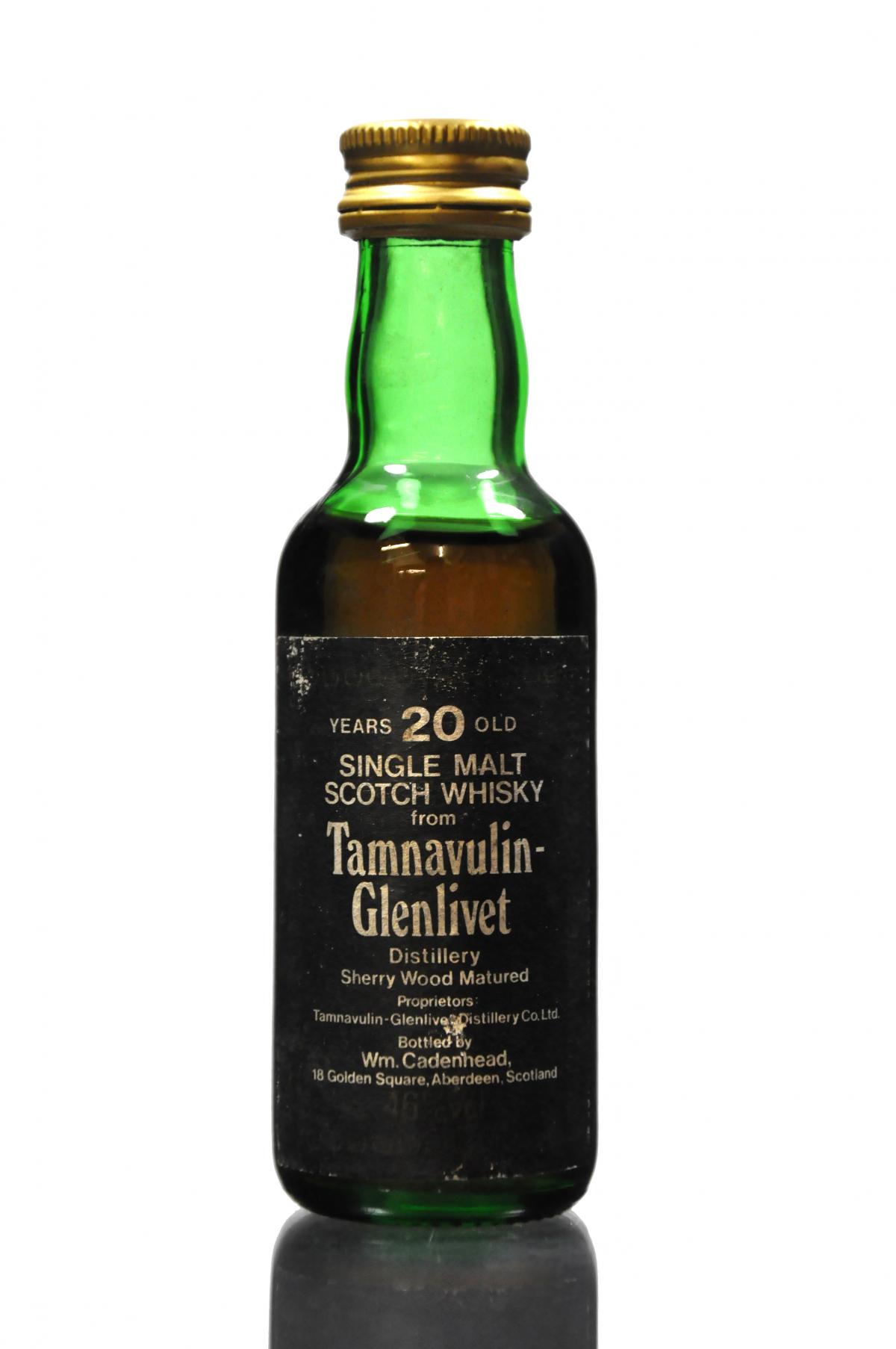 Tamnavulin-Glenlivet 20 Year Old - Cadenhead Miniature
