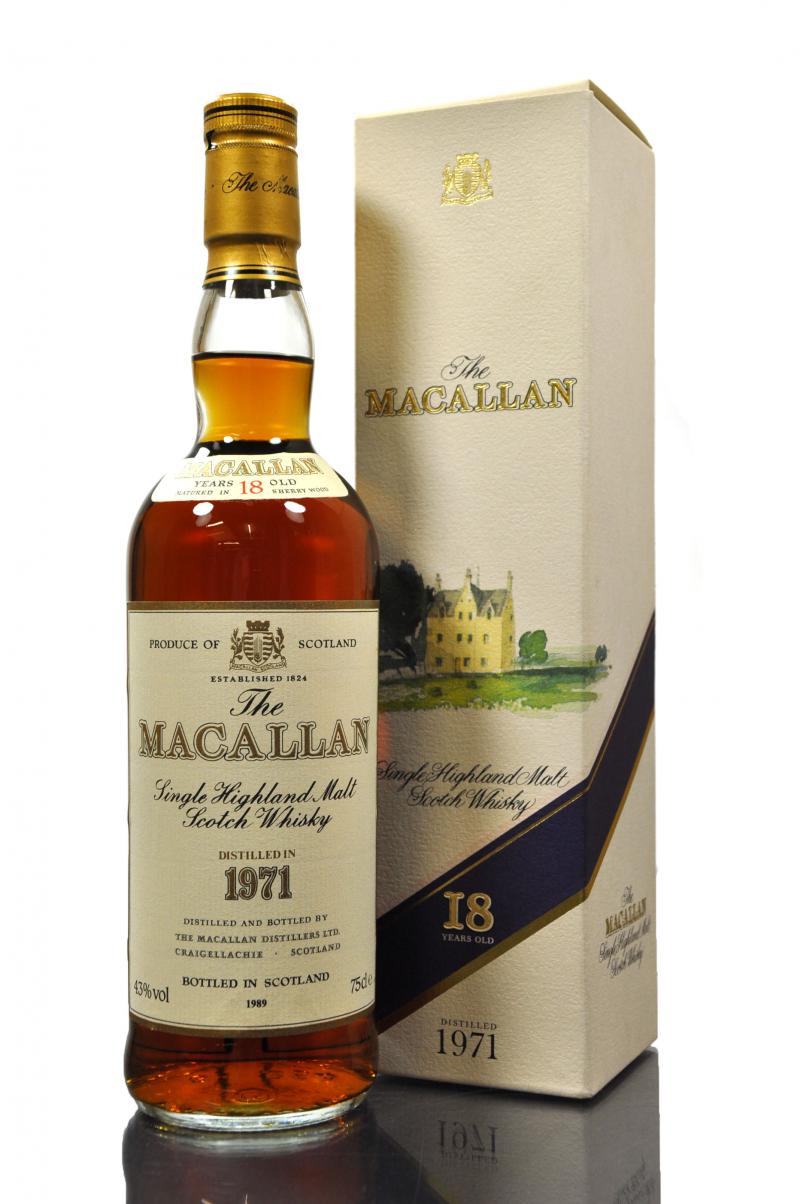 Macallan 1971-1989 - 18 Year Old