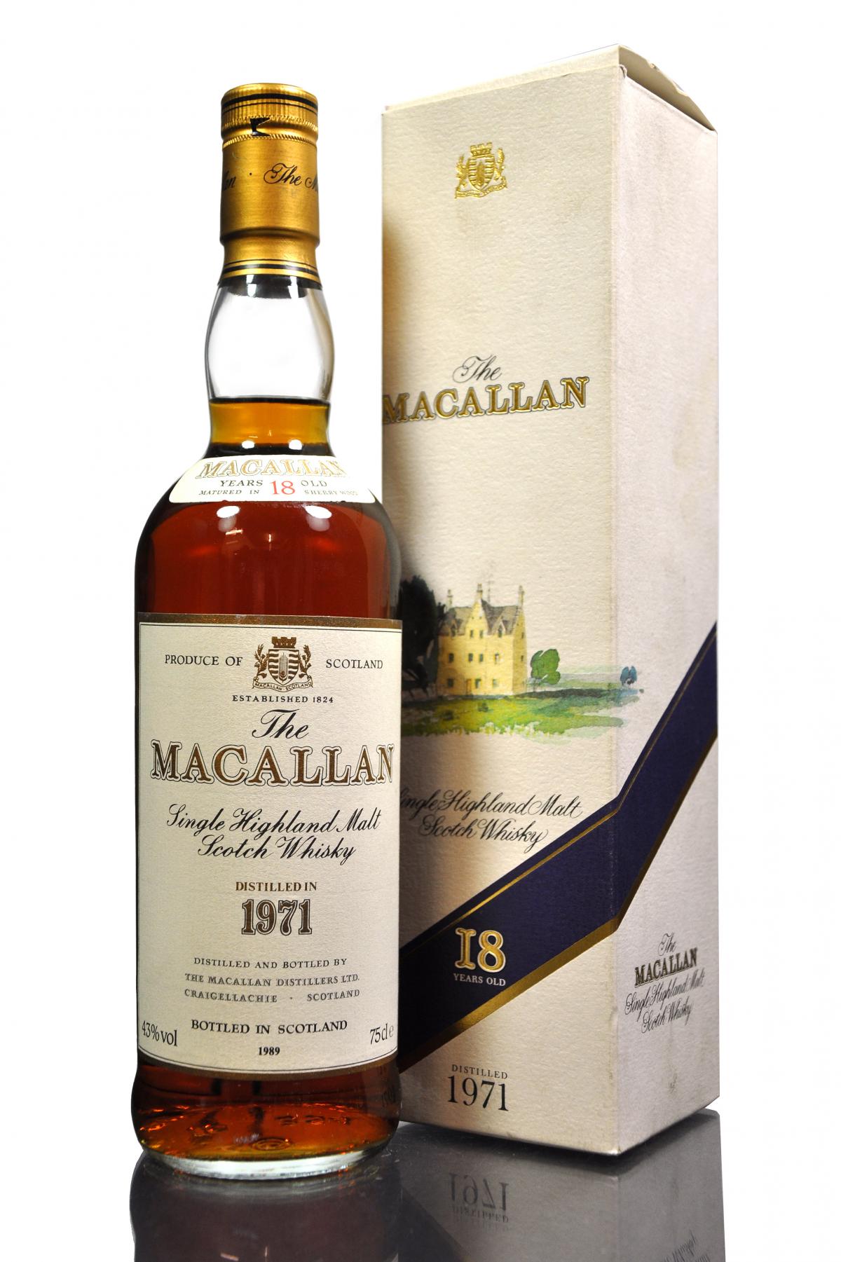 Macallan 1971-1989 - 18 Year Old