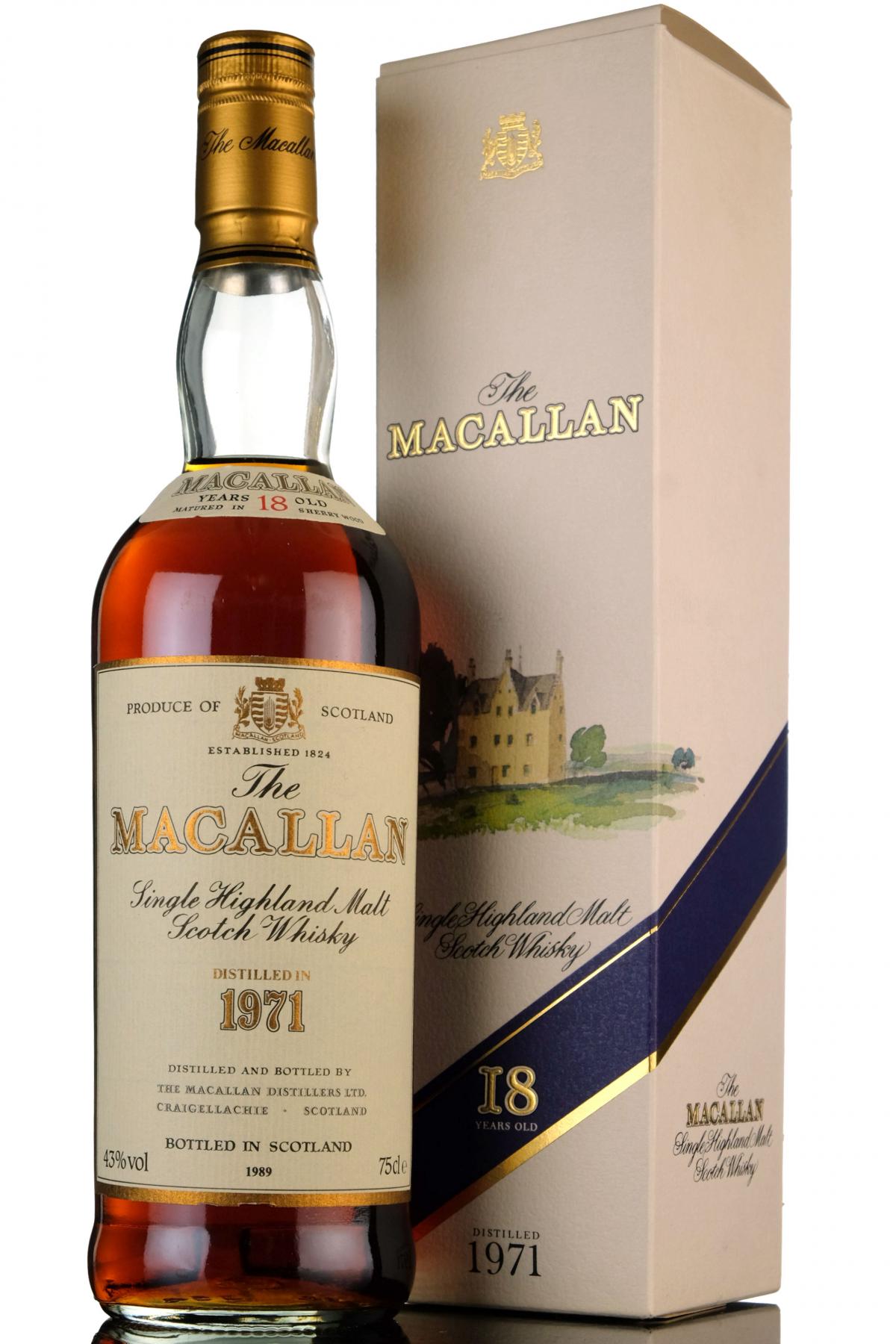 Macallan 1971-1989 - 18 Year Old