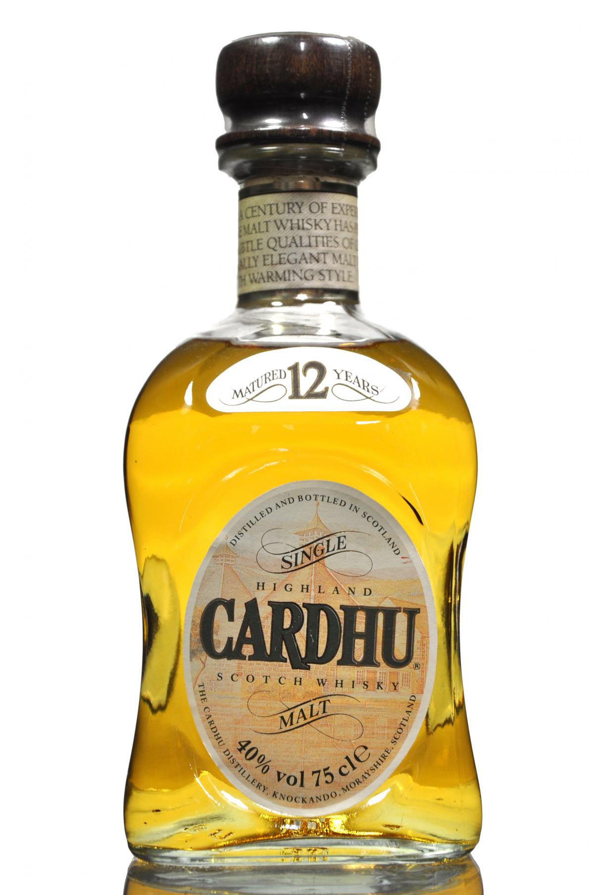 Cardhu 12 Year Old - 1980s