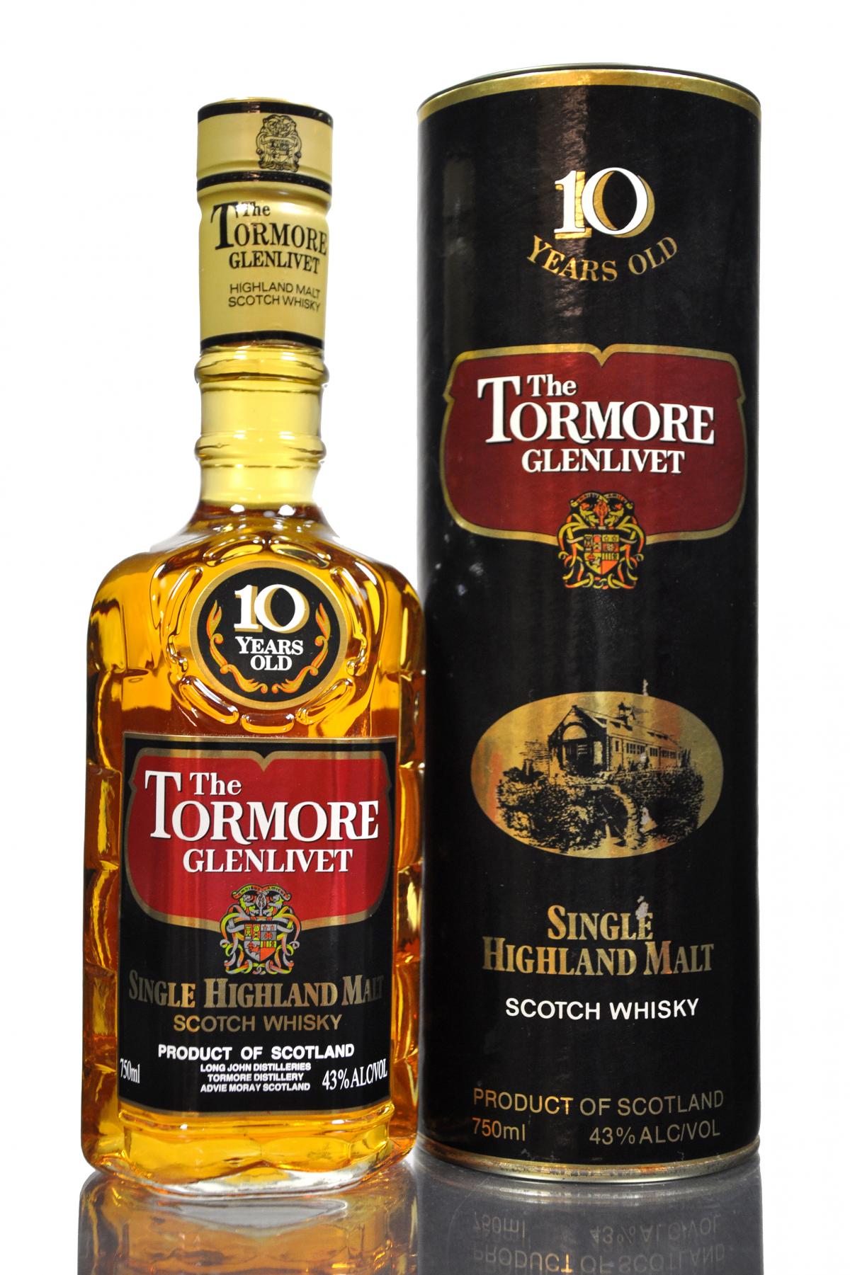 Tormore-Glenlivet 10 Year Old - 1980s