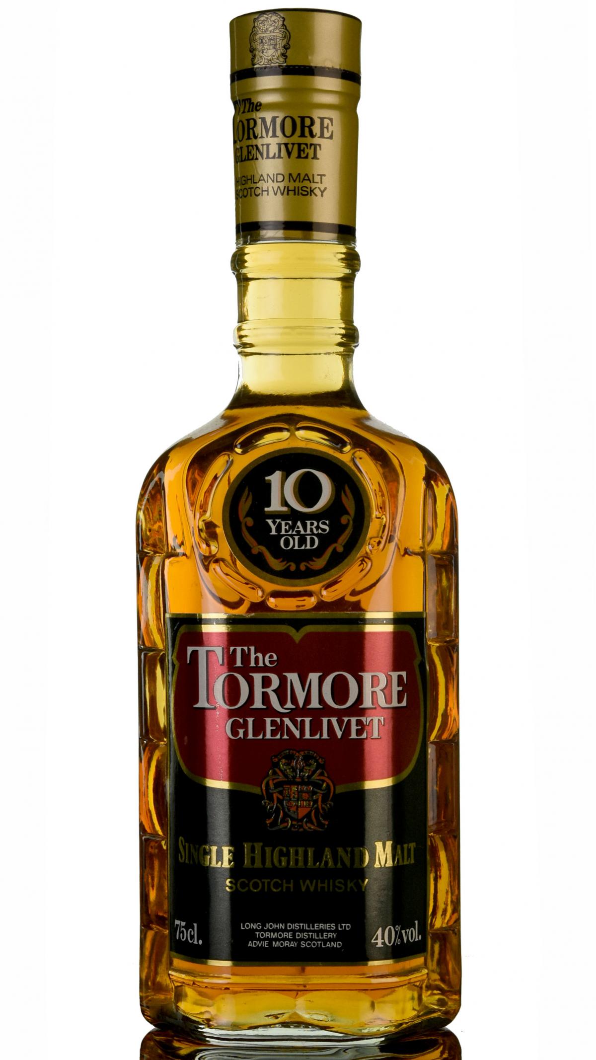 Tormore-Glenlivet 10 Year Old - 1980s