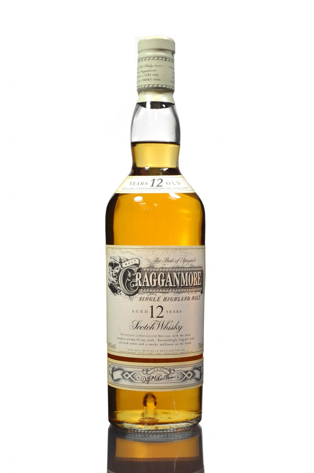 Cragganmore 12 Year Old - 1990s
