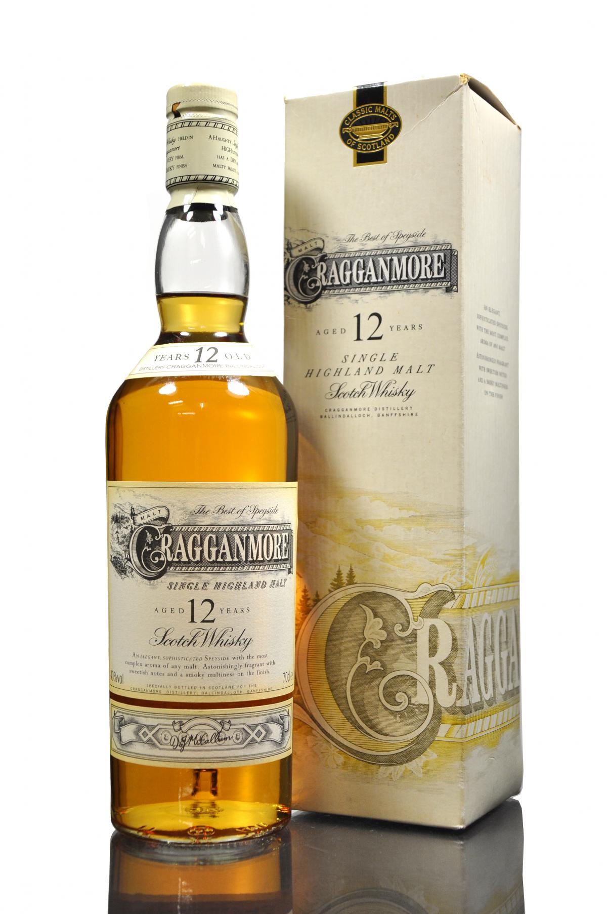 Cragganmore 12 Year Old - 1990s