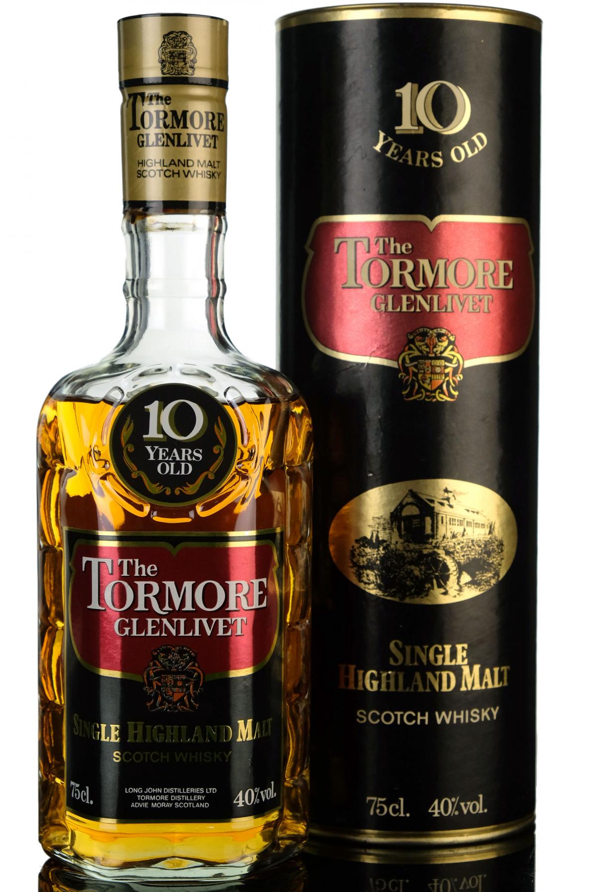 Tormore-Glenlivet 10 Year Old - 1980s