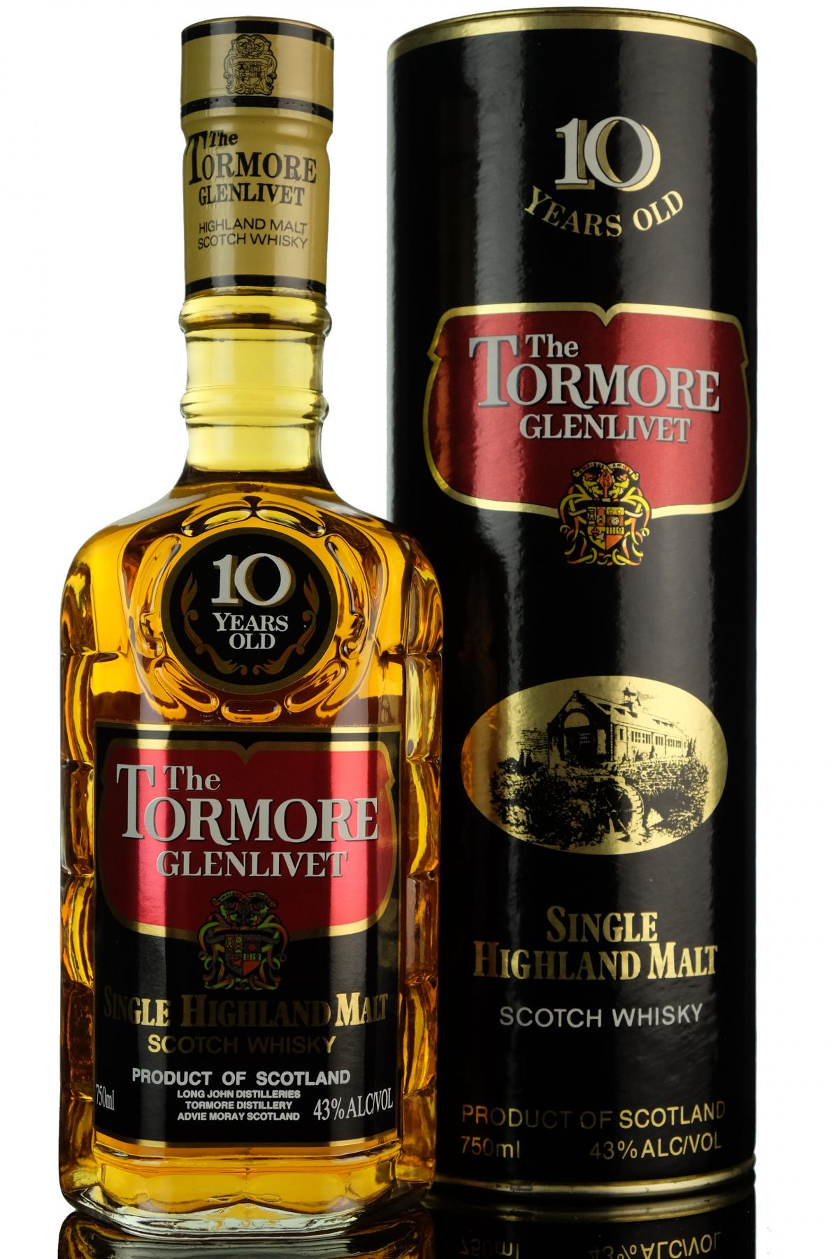 Tormore-Glenlivet 10 Year Old - 1980s