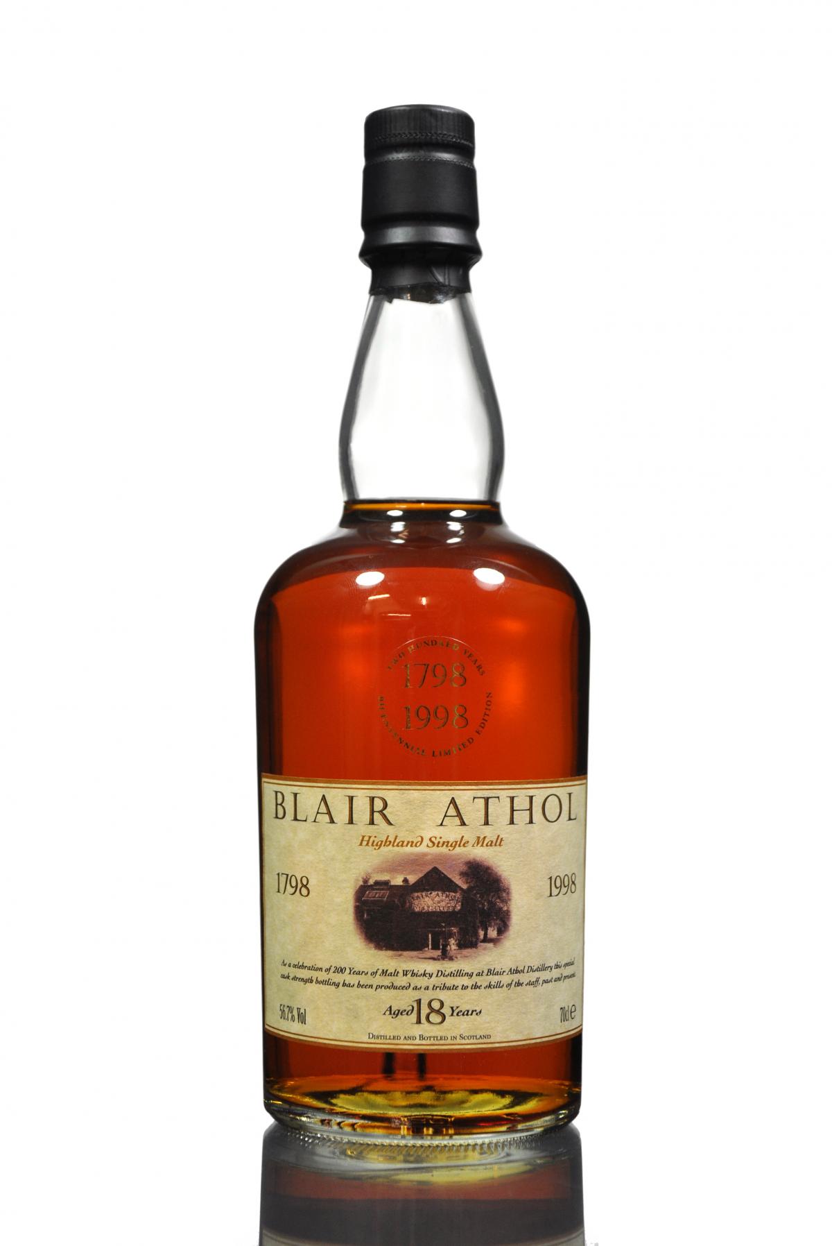 Blair Athol 18 Year Old - bicentenary 1798-1998