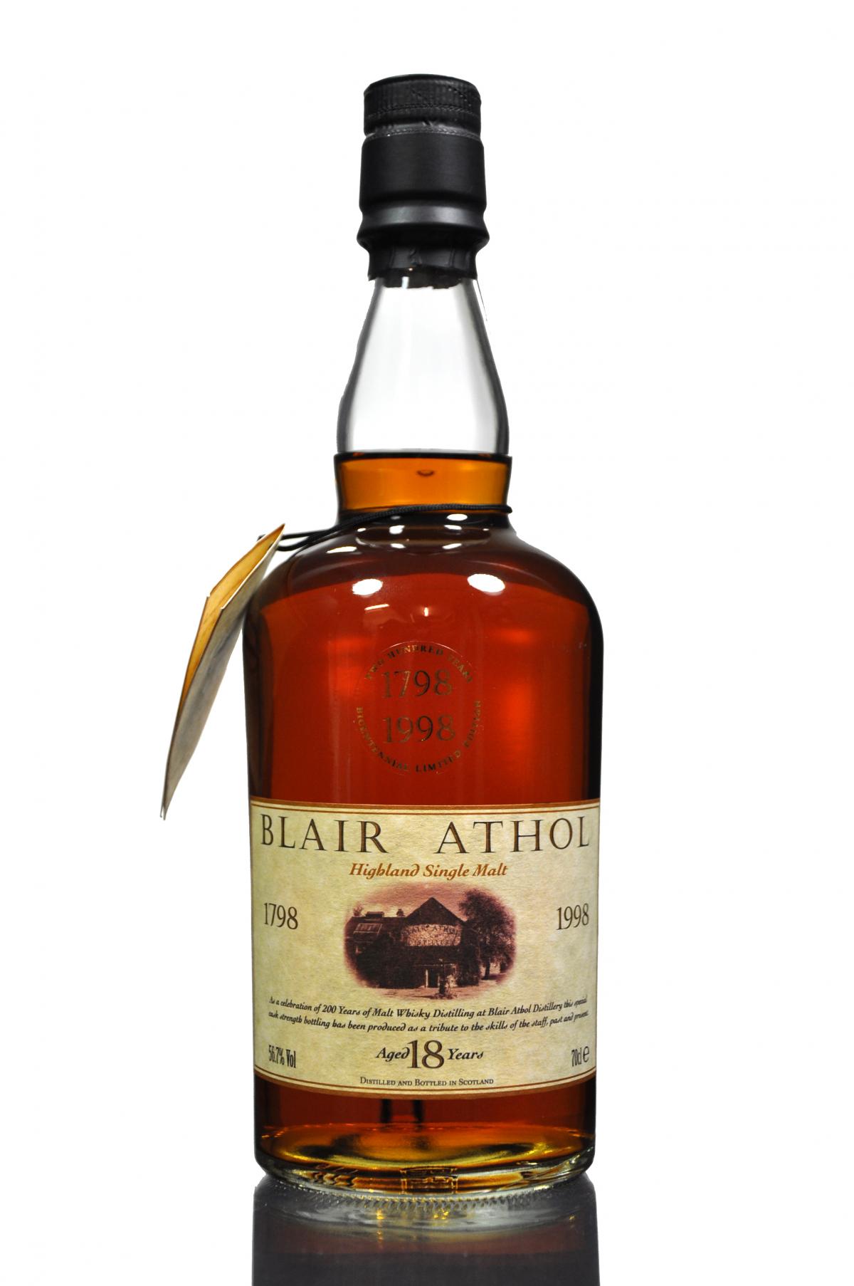 Blair Athol 18 Year Old - bicentenary 1798-1998