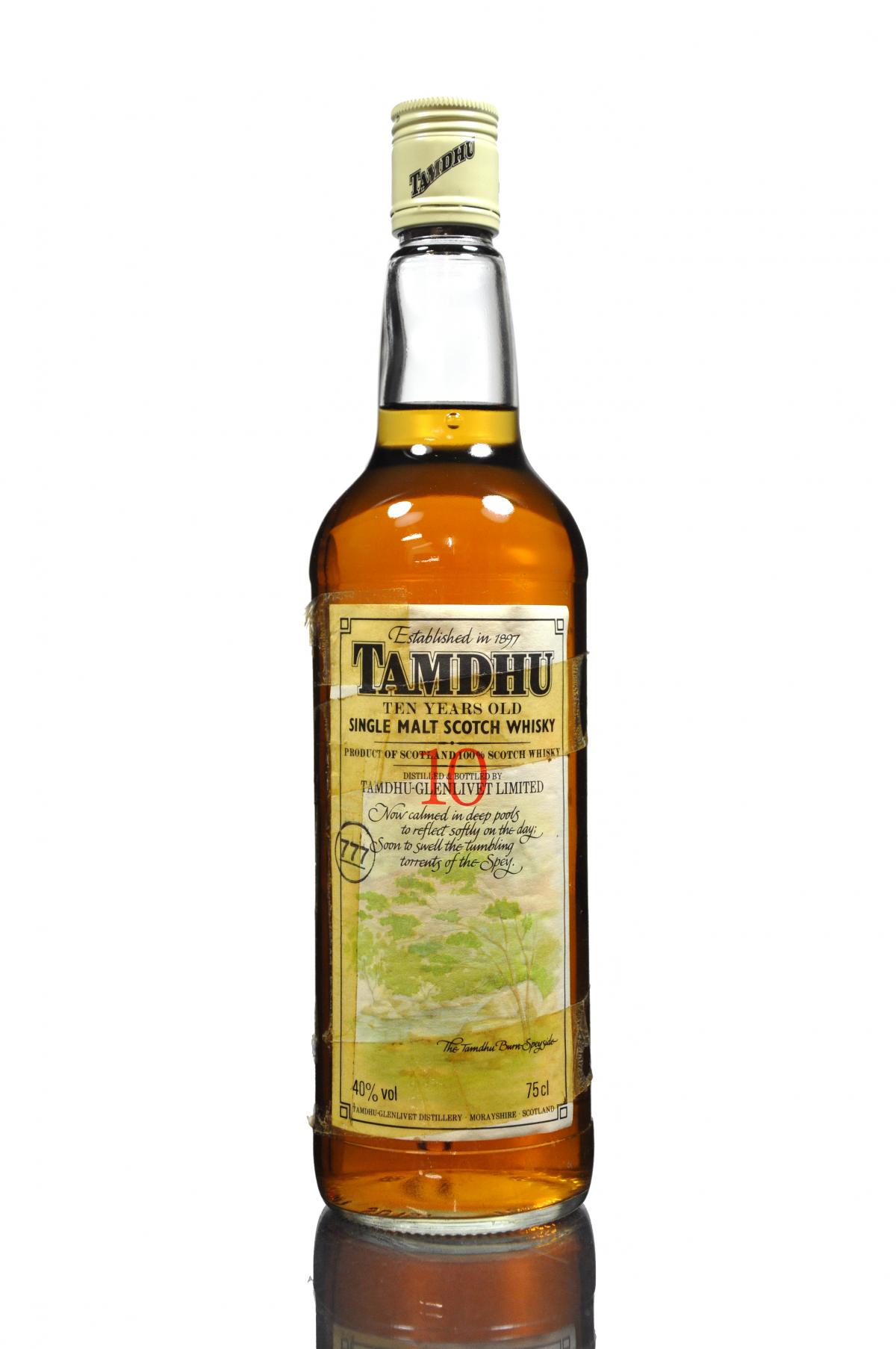 Tamdhu 10 Year Old - 1980s