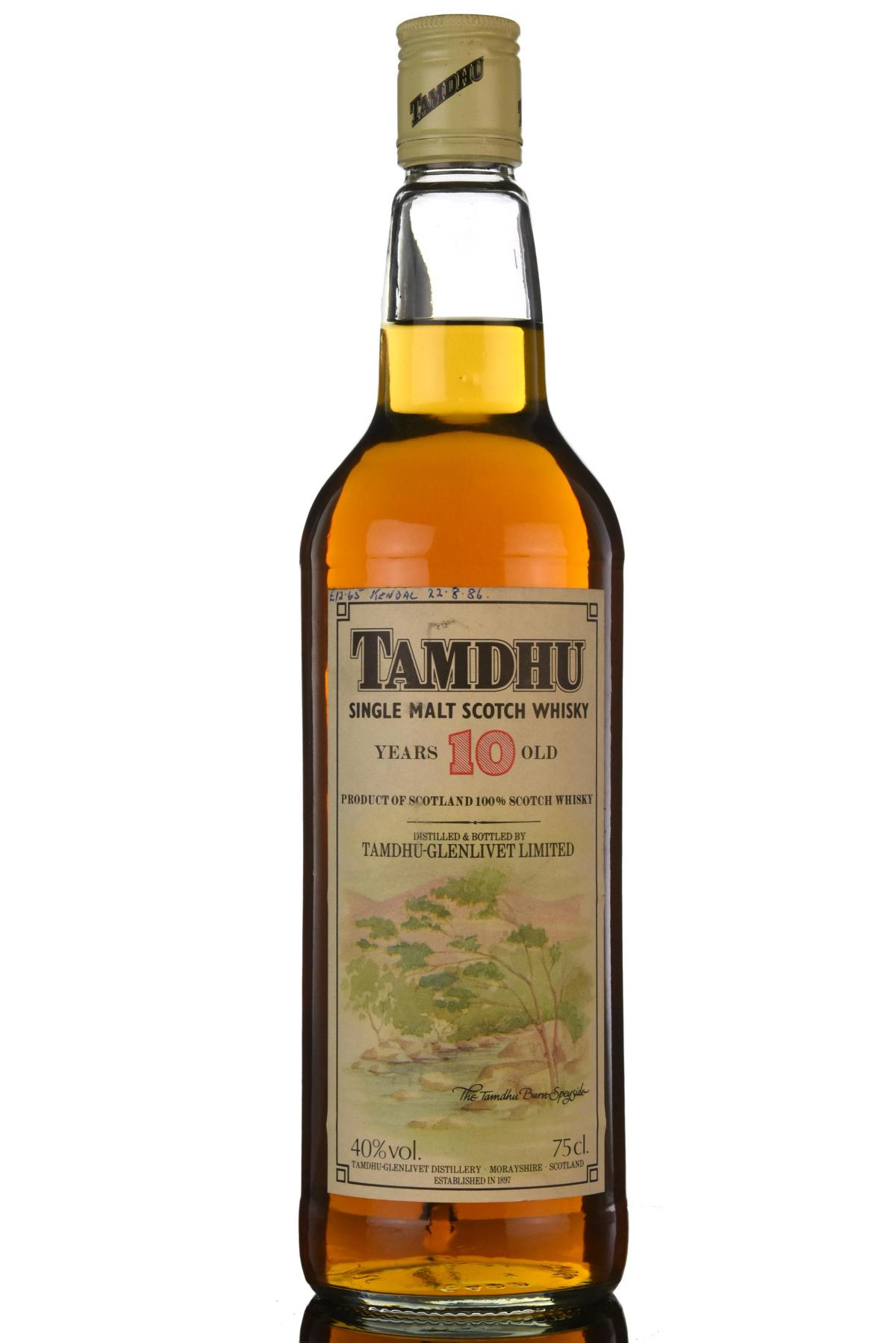 Tamdhu 10 Year Old - 1980s