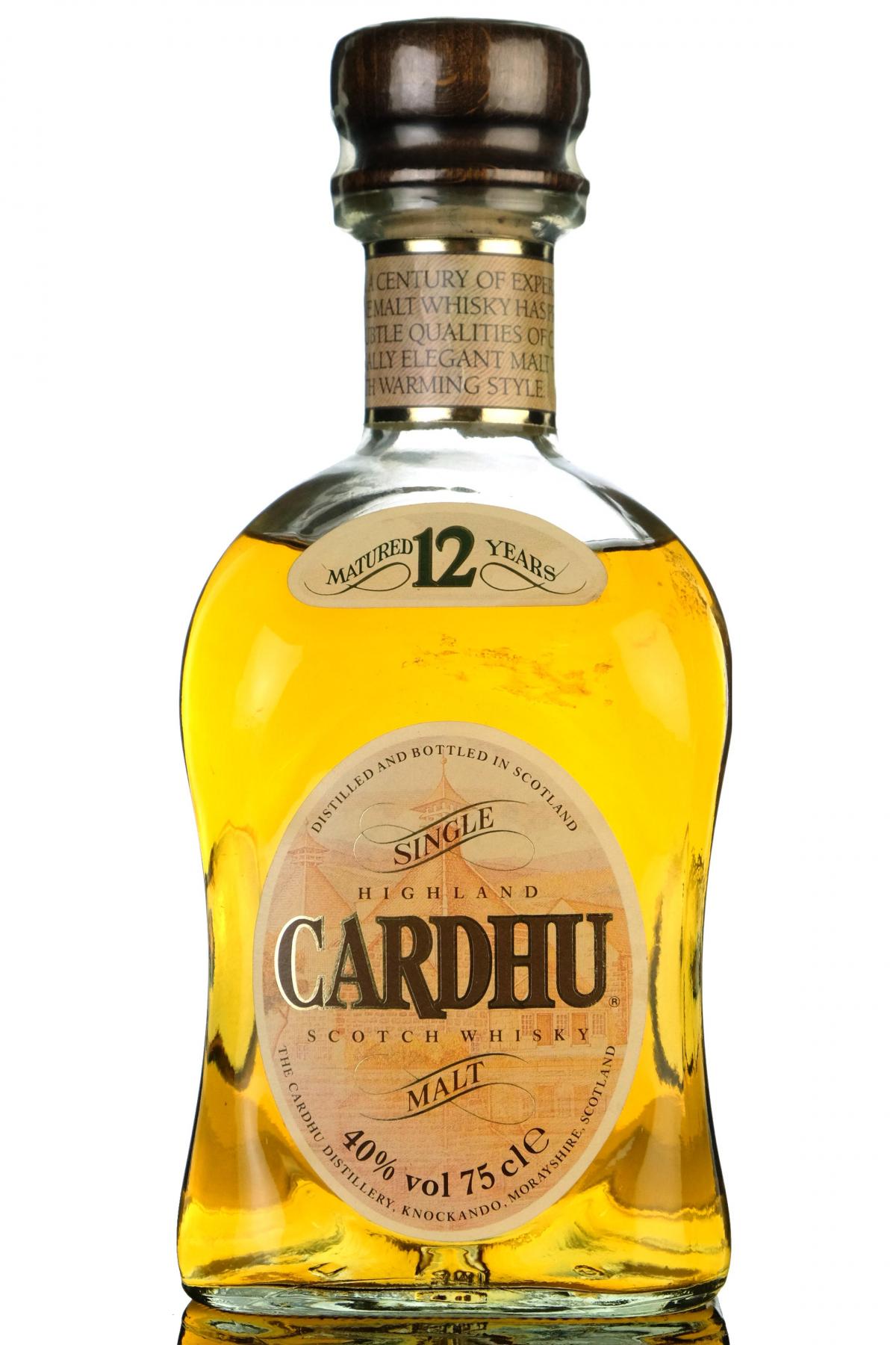 Cardhu 12 Year Old - Circa 1990