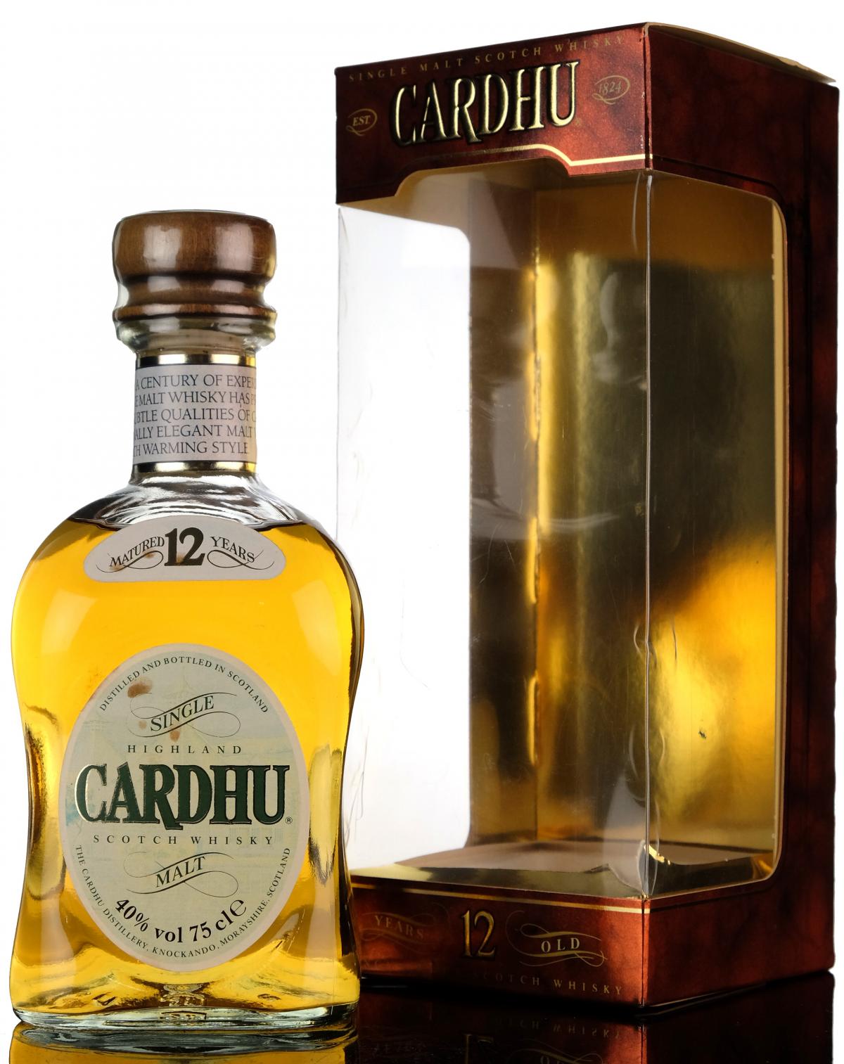 Cardhu 12 Year Old - Circa 1990