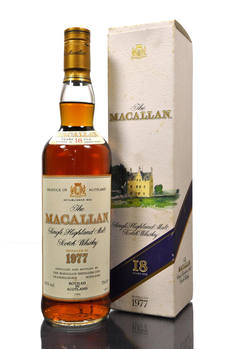 Macallan 1977-1996 - 18 Year Old