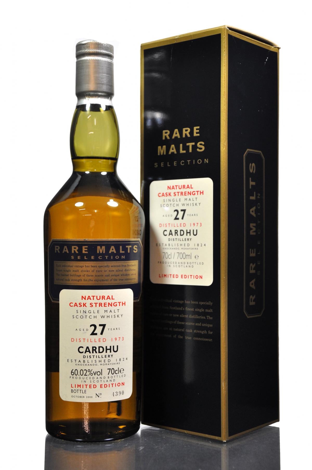 Cardhu 1973-2000 - 27 Year Old - Rare Malts 60.02%