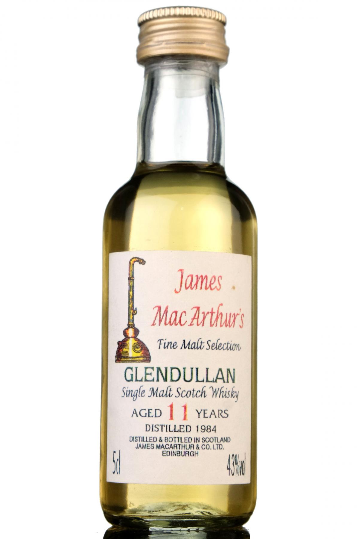 Glendullan 1984 - 11 Year Old - James MacArthur - Fine Malt Selection Miniature